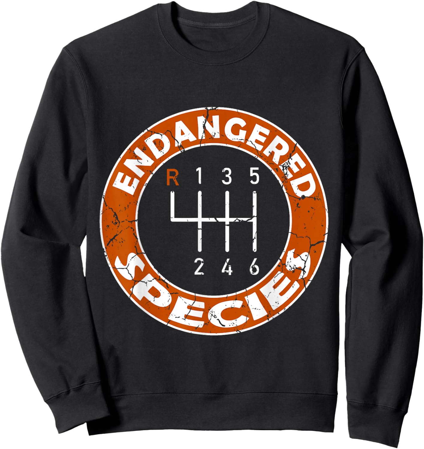 Save The Manuals Stick Shift Car Lover Sweatshirt - Sweatshirt | Black