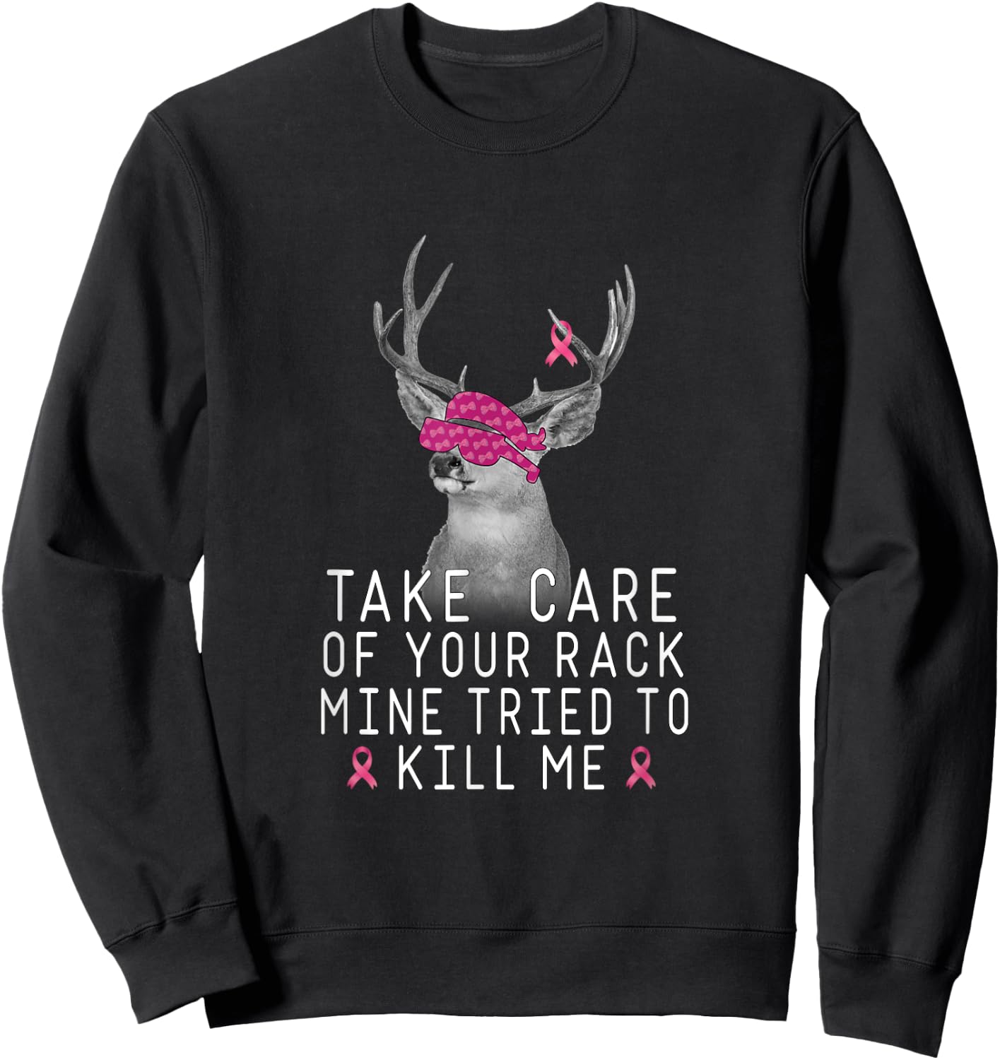 Take Care Of Your Rack Mine Tried To Kill Me Apparel Sweatshirt - Sweatshirt | Black