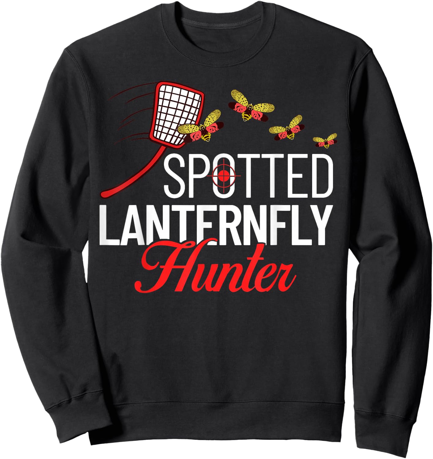 Spotted Lanternfly Trap Insect Spray Lantern Fly Sweatshirt - Sweatshirt | Black