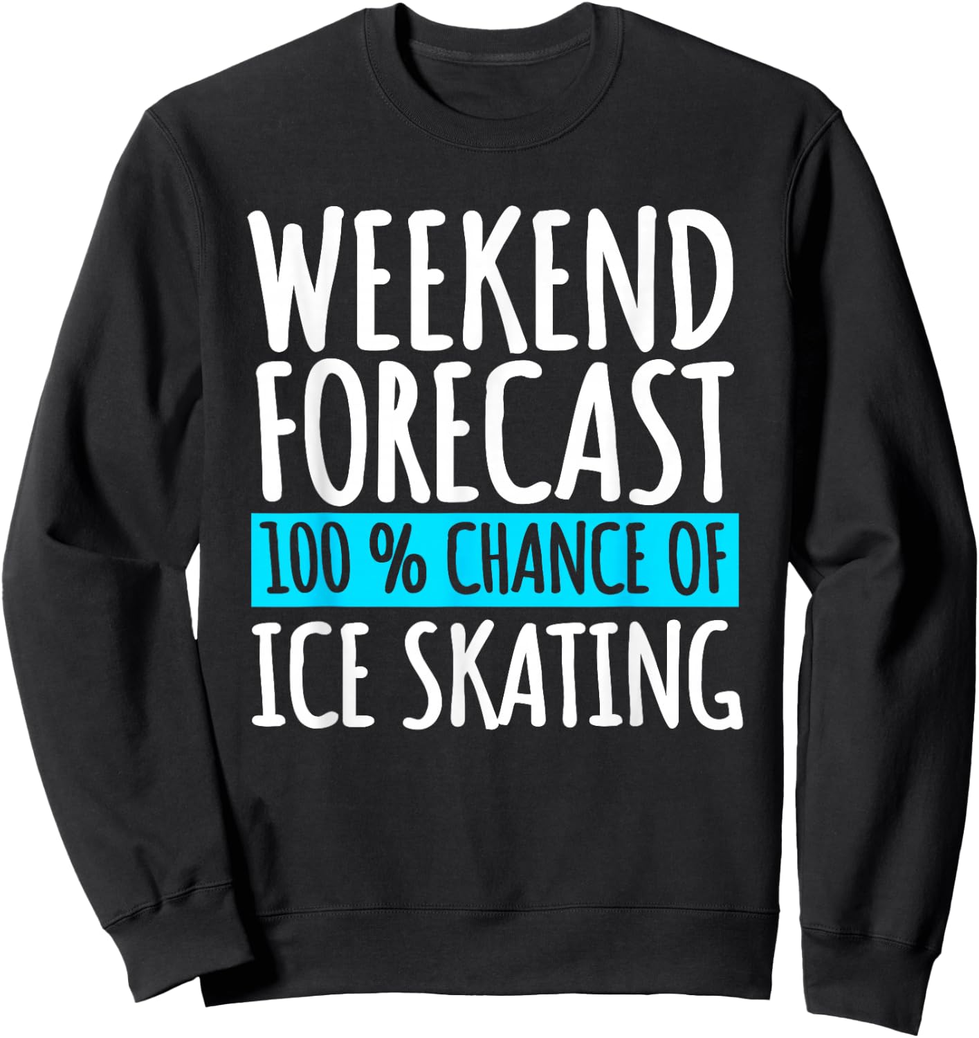 Ice Skating Coach Figure Skater Skates Sport Sweatshirt - Sweatshirt | Black