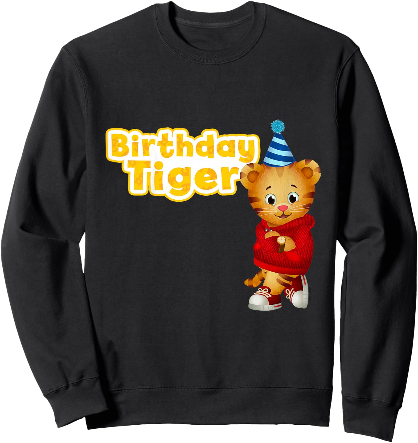 Daniel Tiger's Neighborhood: Birthday Tiger Sweatshirt - Sweatshirt | Black