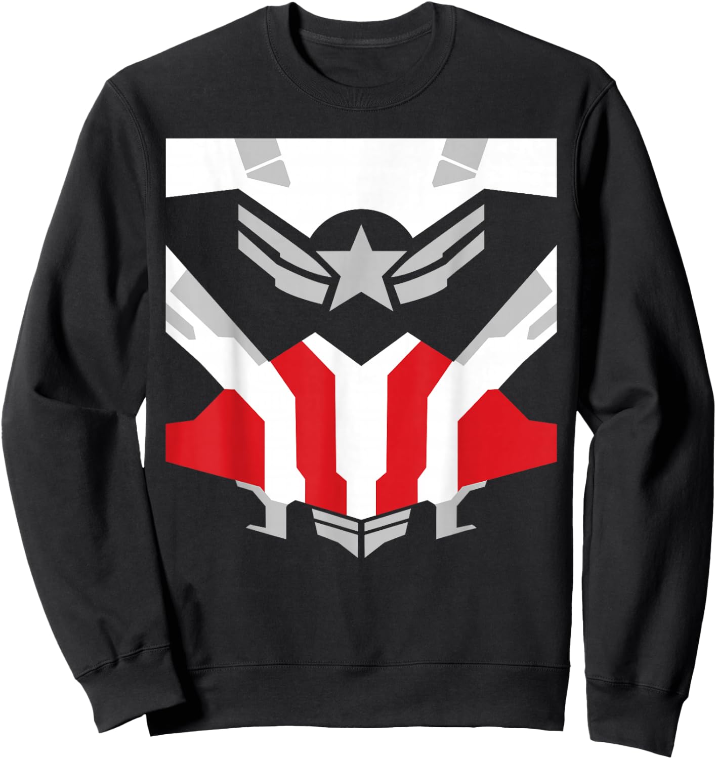 Marvel Falcon Captain America Uniform Sweatshirt - Sweatshirt | Black