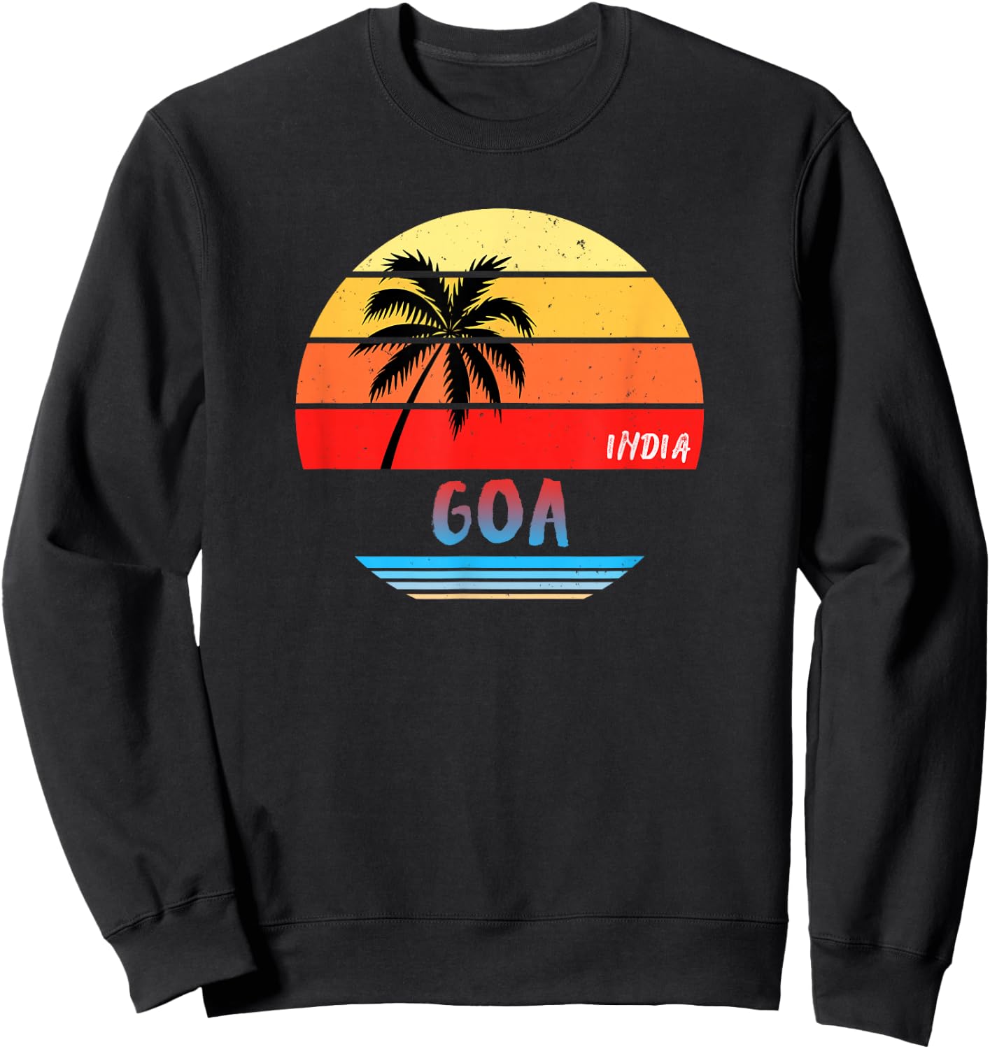Goa Shirt | Goa India Sweatshirt - Sweatshirt | Black