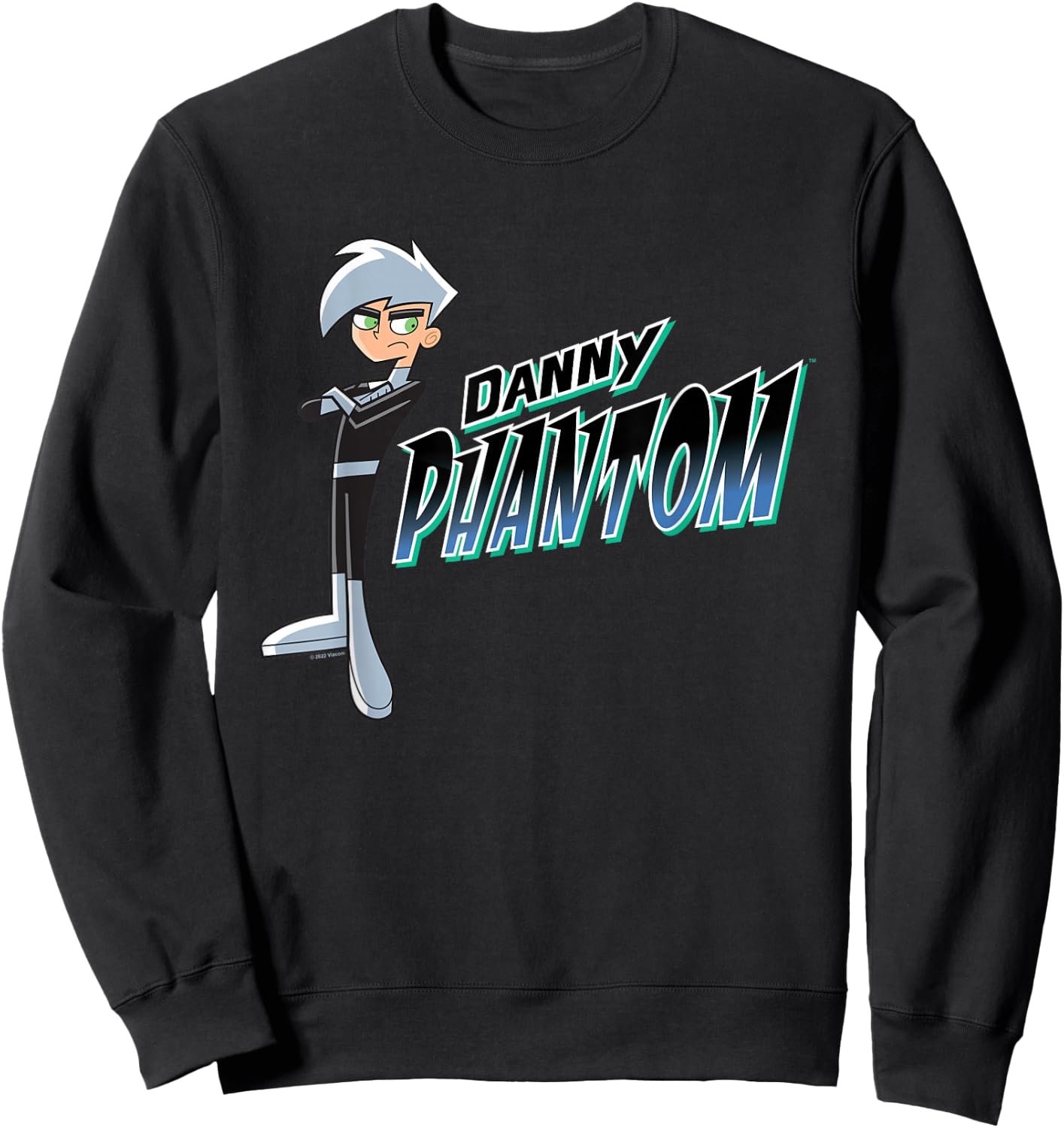 Danny Phantom with Logo Sweatshirt - Sweatshirt | Black
