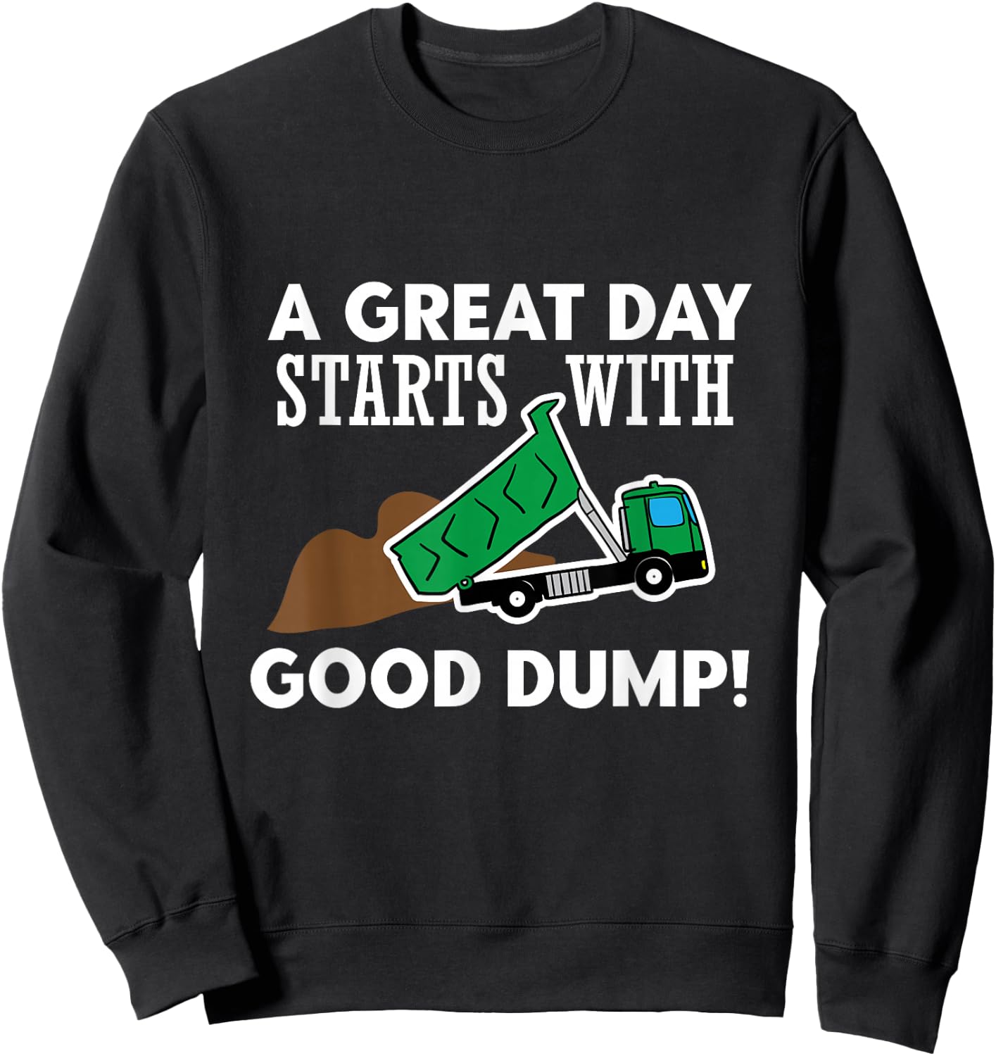 Truck Driver Tipper Driver Professional Driver Tipper Sweatshirt - Sweatshirt | Black