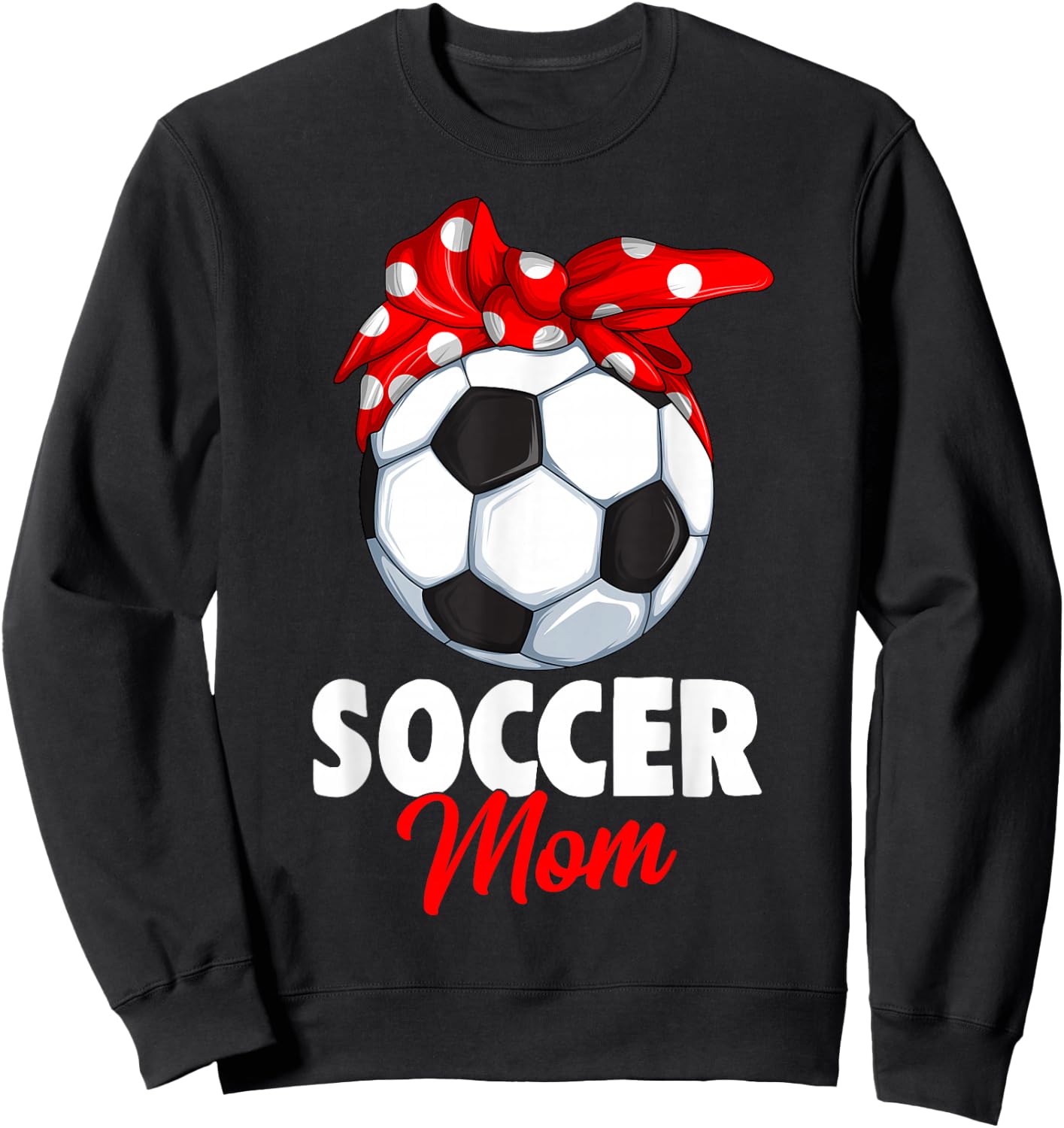Soccer Mom Women Sweatshirt - Sweatshirt | Black