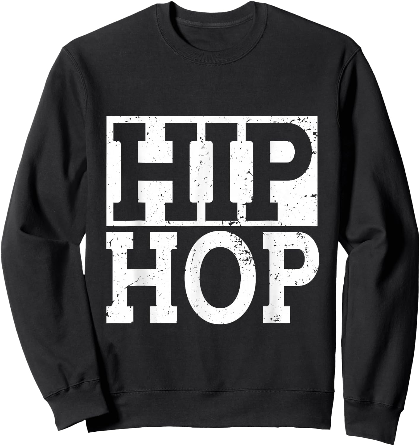 Hip Hop Old School Rap Trap Music Sweatshirt - Sweatshirt | Black