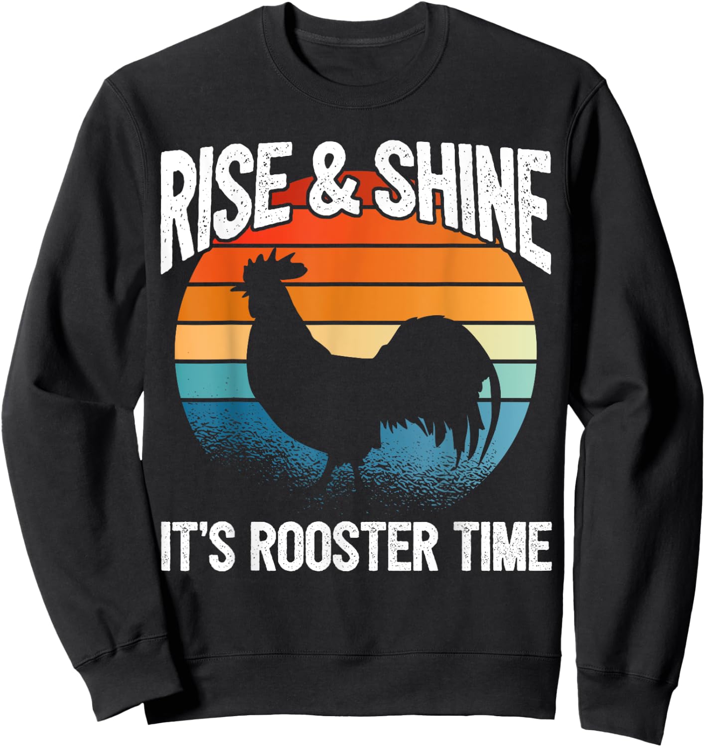 Chicken Farmer & Chicken Lover - Rooster Sweatshirt - Sweatshirt | Black