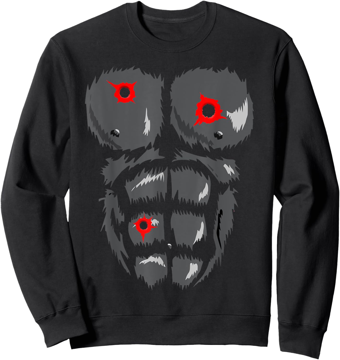 Halloween Funny Gorilla Monkey Belly Chest kids Costume Sweatshirt - Sweatshirt | Black