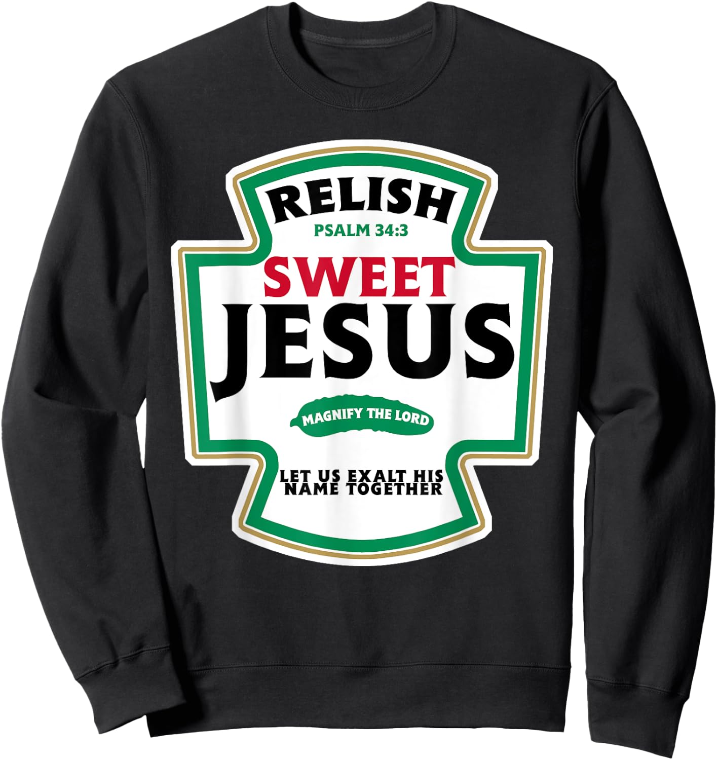 Relish Sweet Jesus Sweatshirt - Sweatshirt | Black