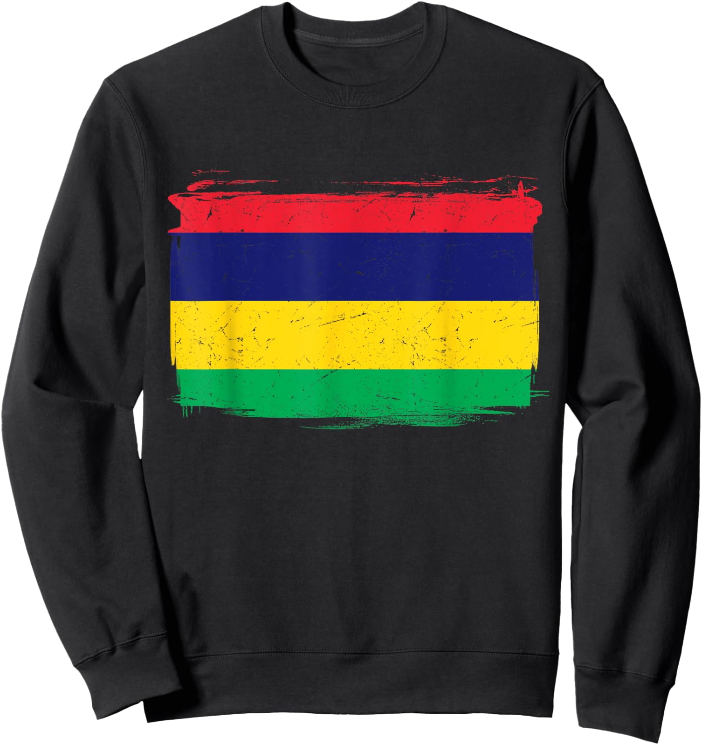 Mauritius Flag Women Men Kids Sweatshirt - Sweatshirt | Black