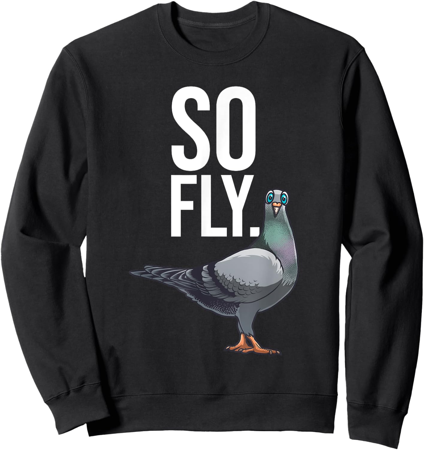 Cool Pigeon Women Breeder Birdwatching Pigeon Racing Sweatshirt - Sweatshirt | Black