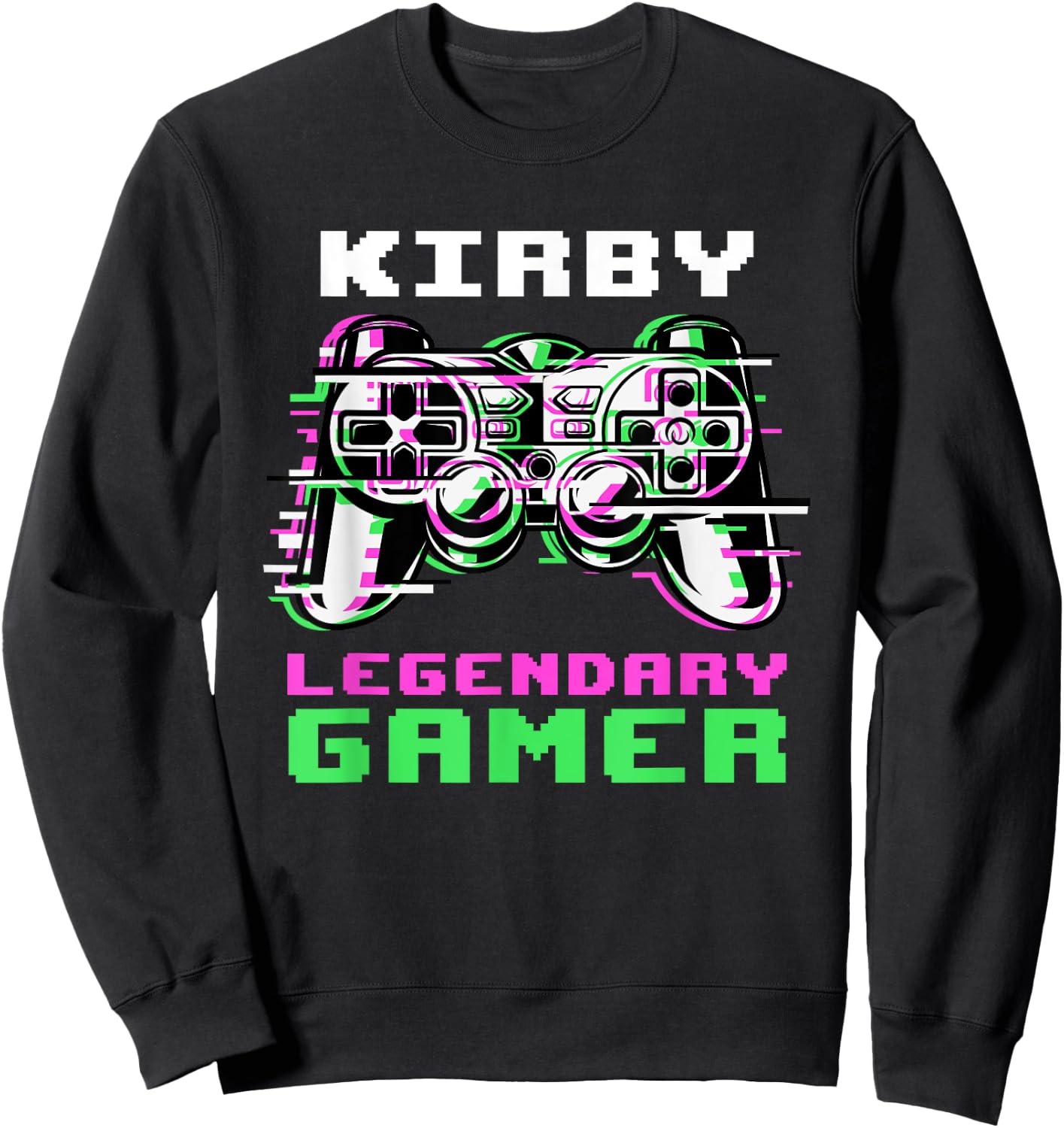 Kirby - Legendary Gamer - Personalized Sweatshirt - Sweatshirt | Black
