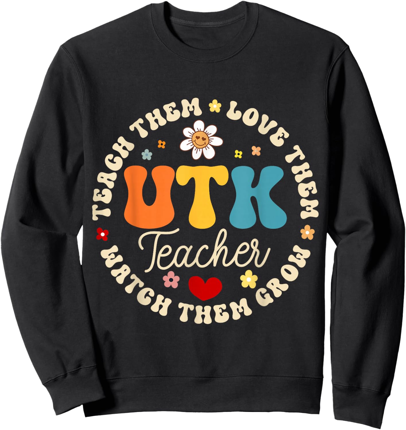 UTK Teacher Universal Transitional Kindergarten Squad Sweatshirt - Sweatshirt | Black