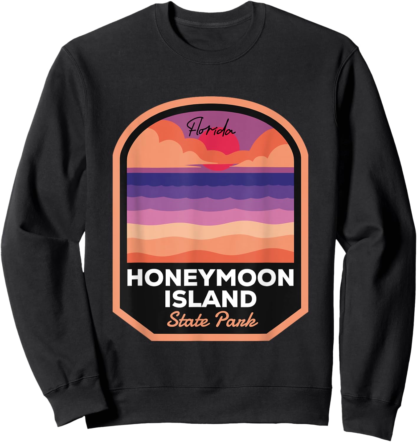 Honeymoon Island State Park Florida Sweatshirt - Sweatshirt | Black