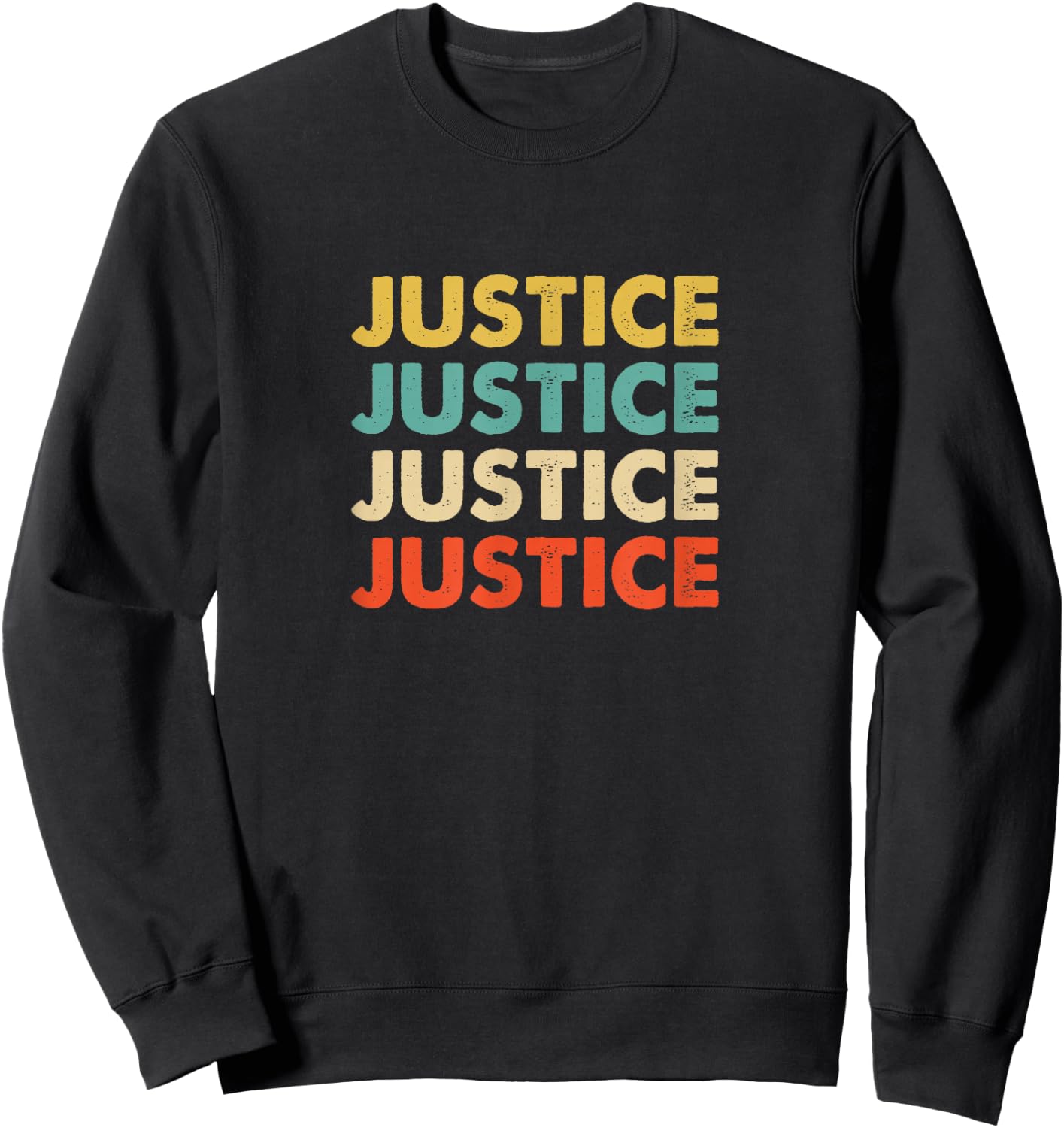 Justice Name Sweatshirt - Sweatshirt | Black