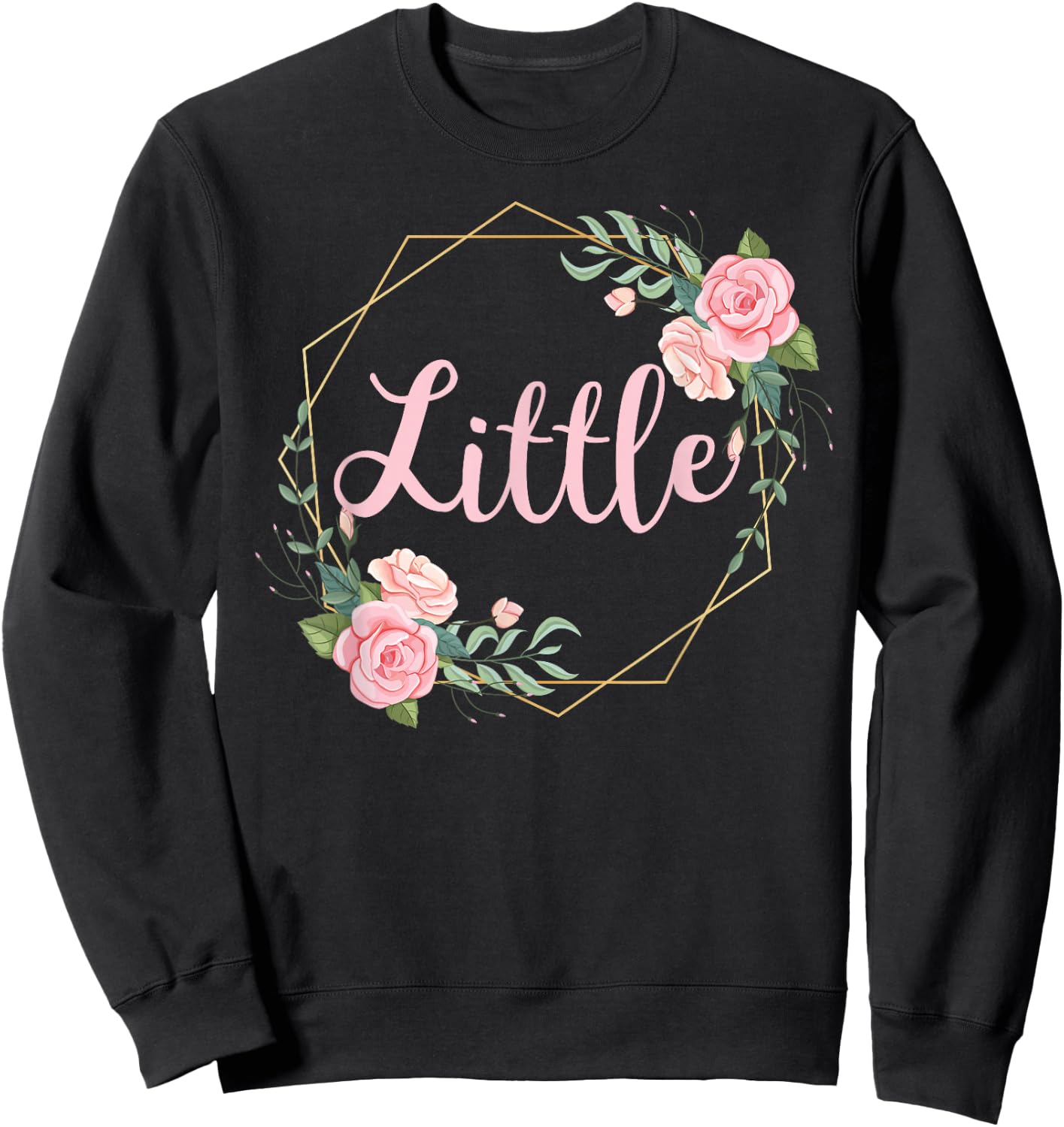 Little Reveal Sorority Sister Big Little Week Pledge Alumnae Sweatshirt - Sweatshirt | Black