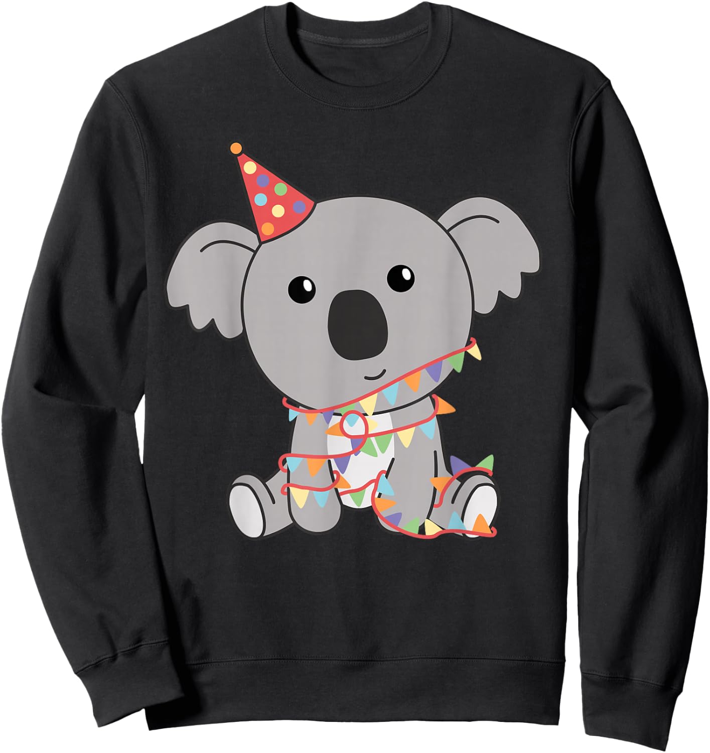 Birthday Koala For Children A Birthday Koala Sweatshirt - Sweatshirt | Black