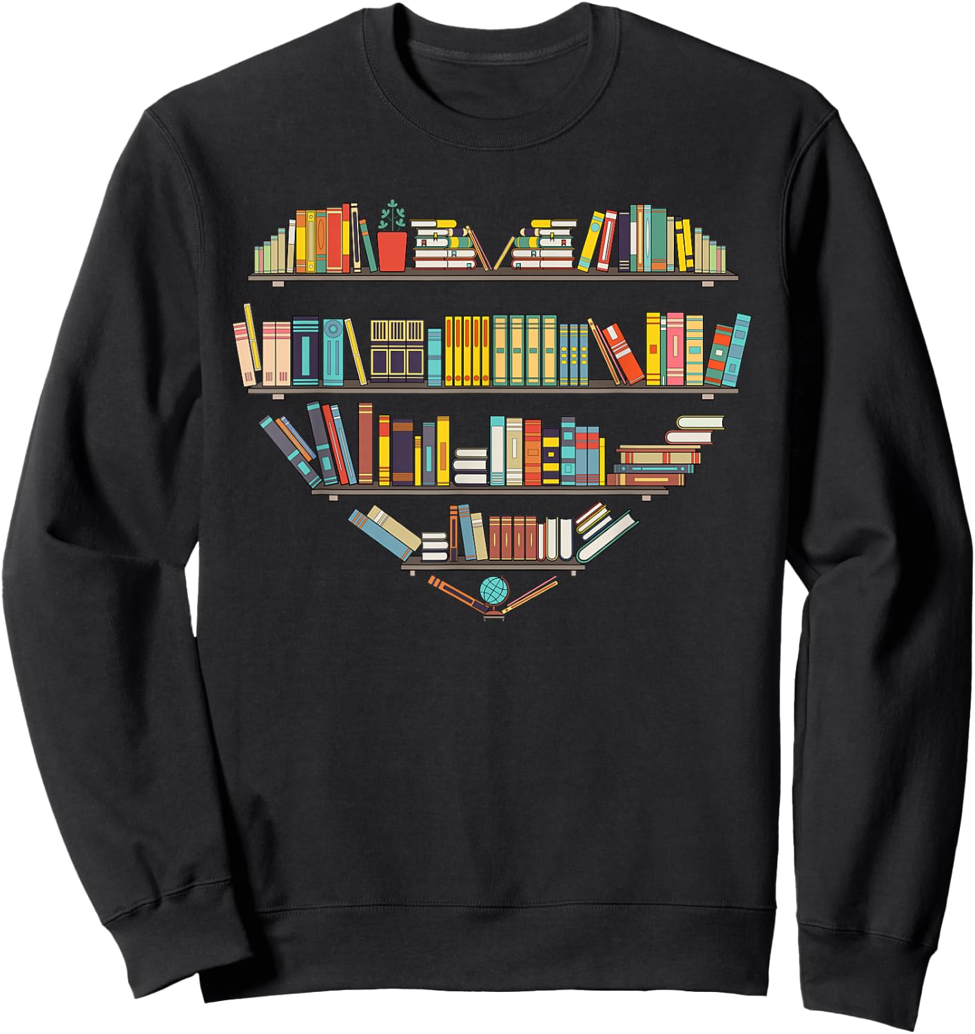 Cool Books Reading Men Women Book Lover Literacy Librarian Small Sweatshirt - Sweatshirt | Black
