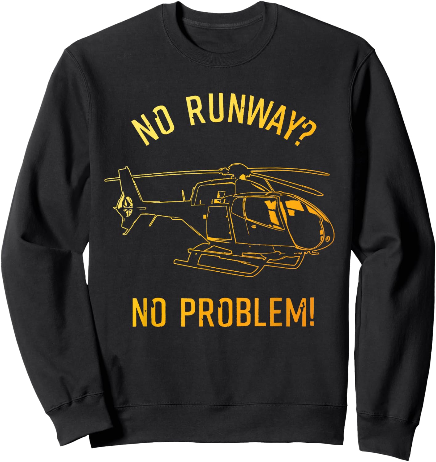 Helicopter Pilot Art Women Aviation Chopper Pilots Sweatshirt - Sweatshirt | Black