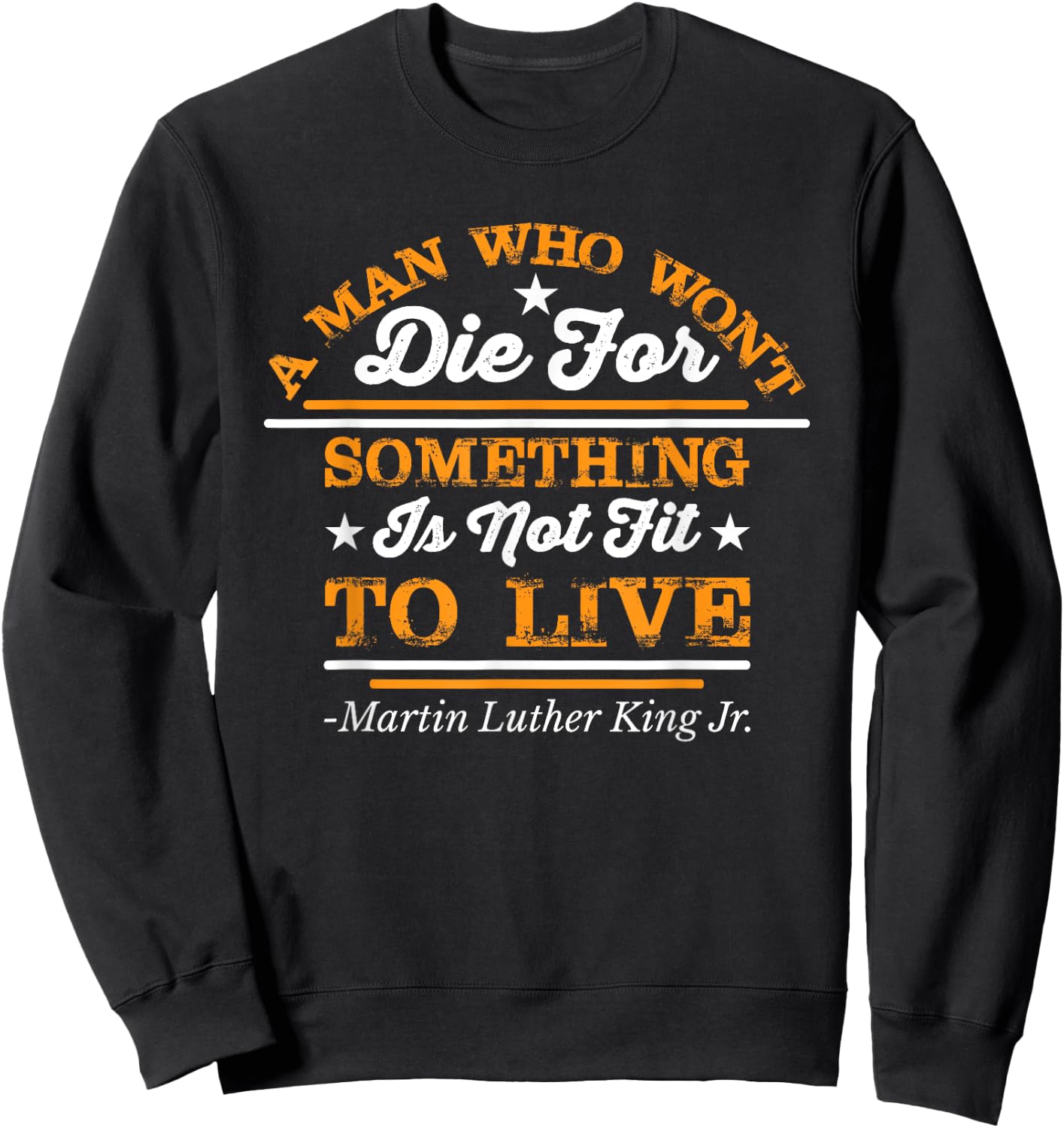 Martin Luther King Jr. Sweatshirt - Sweatshirt | Black