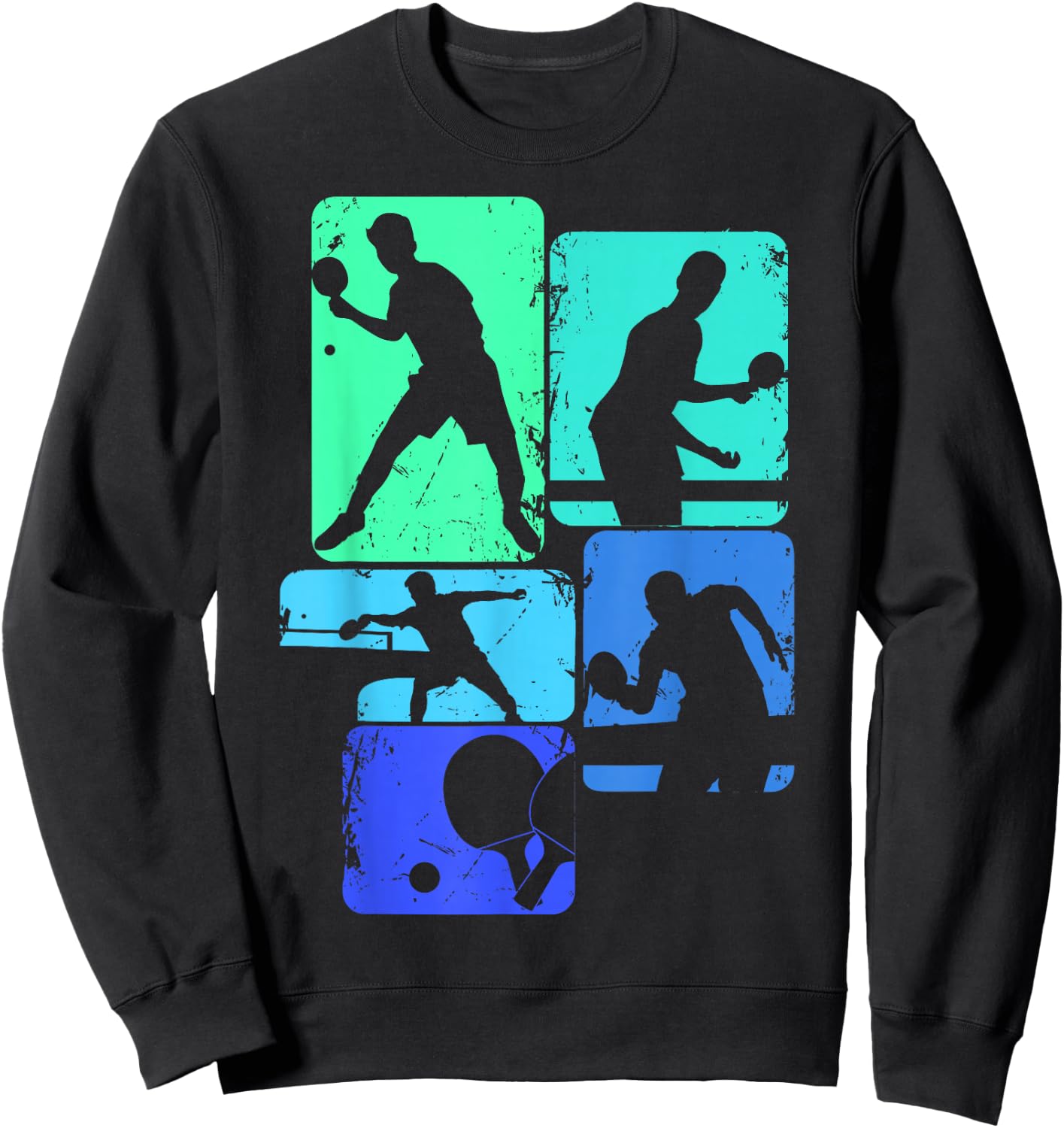 Table Tennis Ping Pong Youth Men Kids Boys Sweatshirt - Sweatshirt | Black