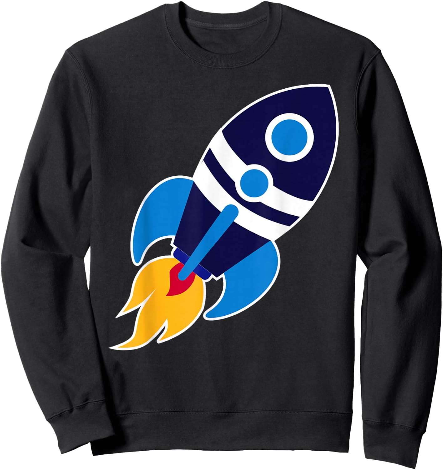 Space Rocket Sweatshirt - Sweatshirt | Black
