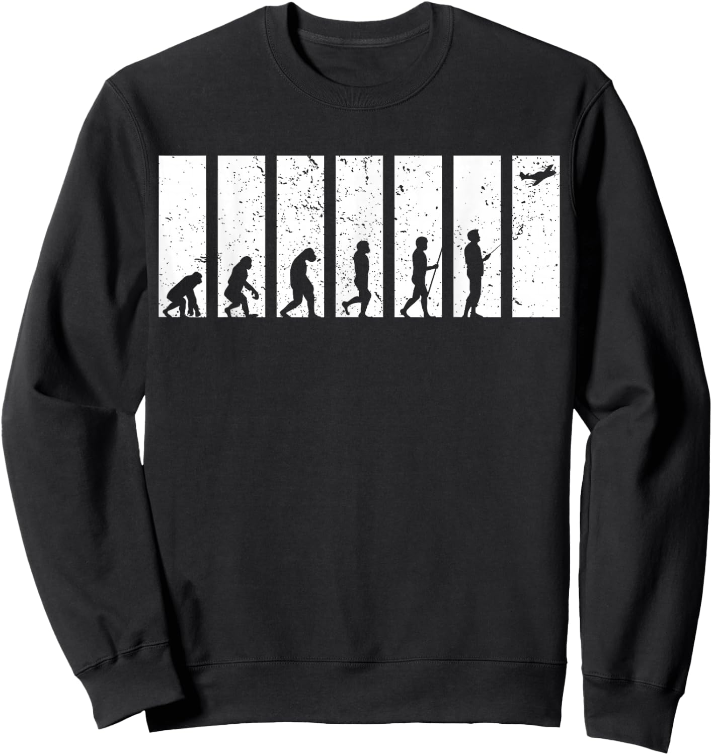Evolution Model Flying Funny RC Airplane Aviator Gifts Sweatshirt - Sweatshirt | Black