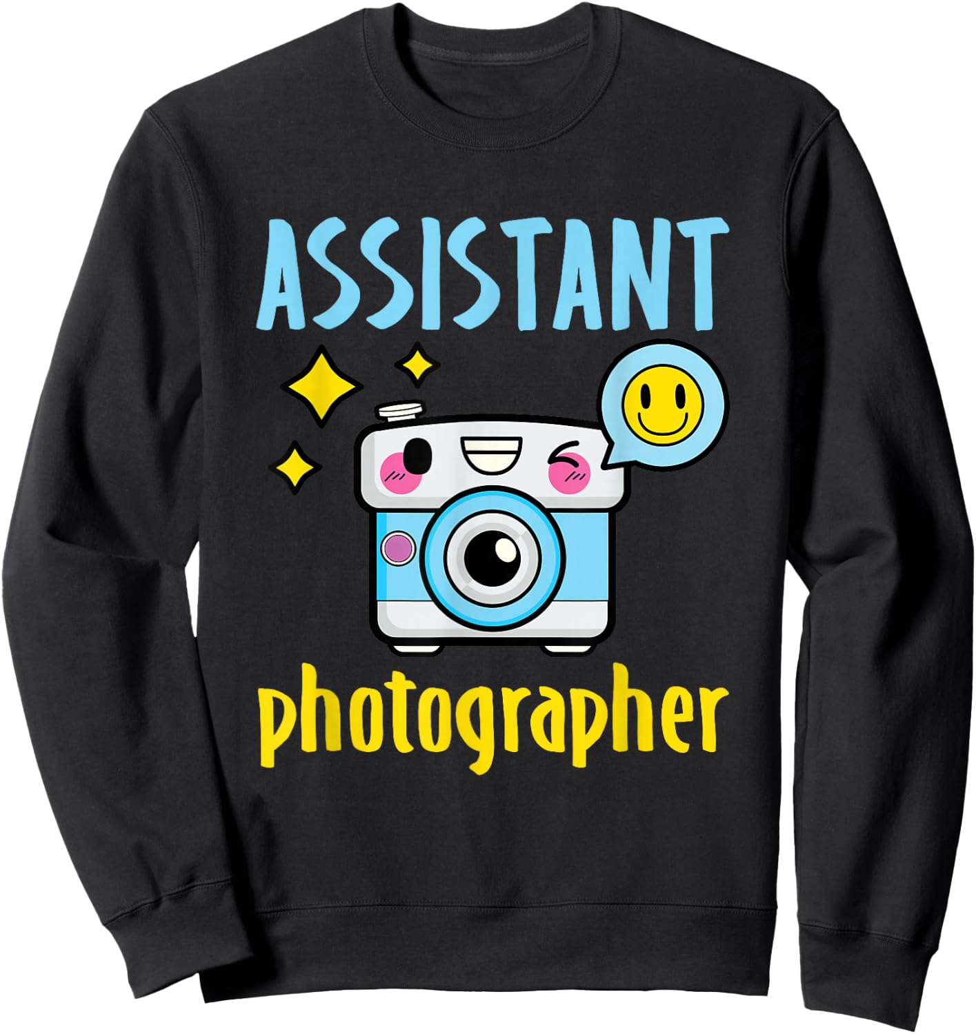 Assistant Photographer Photography Camera Kids Toddler Sweatshirt - Sweatshirt | Black
