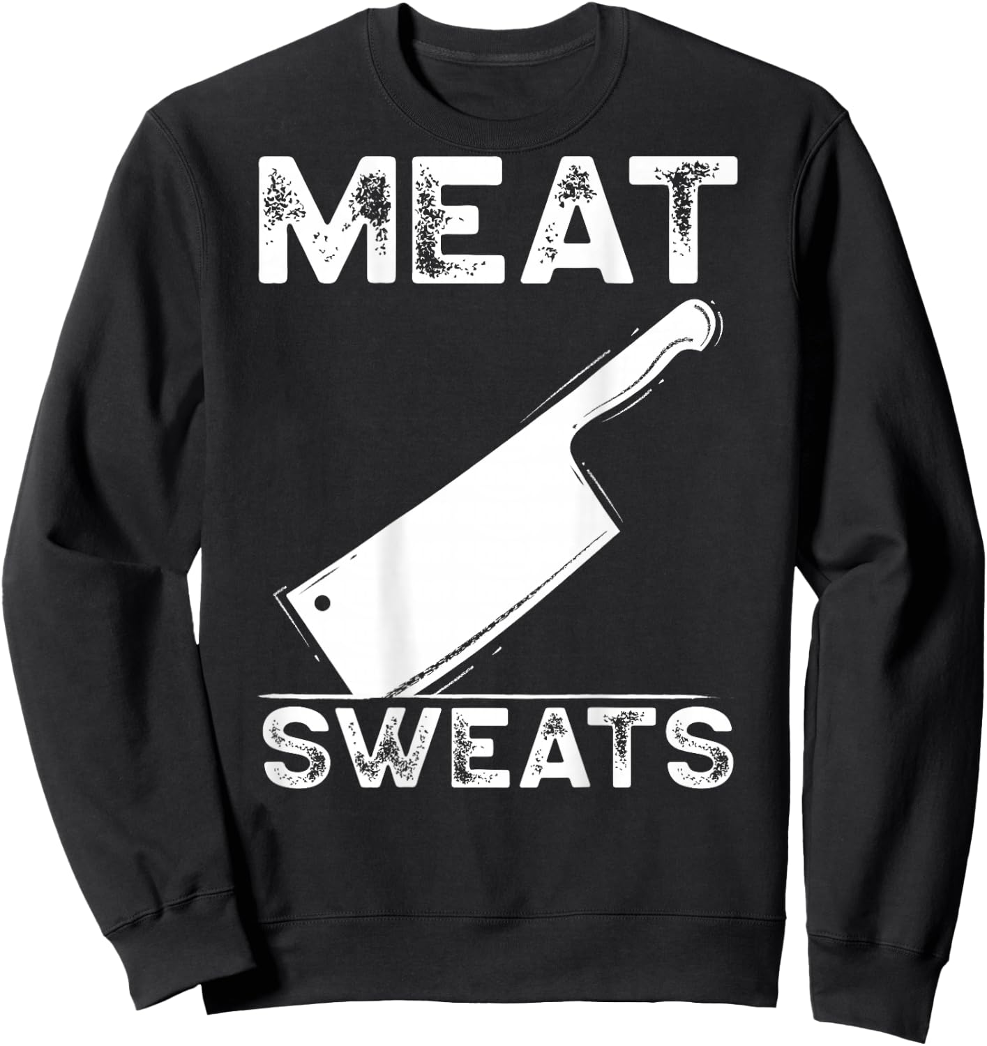 Meat Sweats Backprint Meat Sweatshirt - Sweatshirt | Black