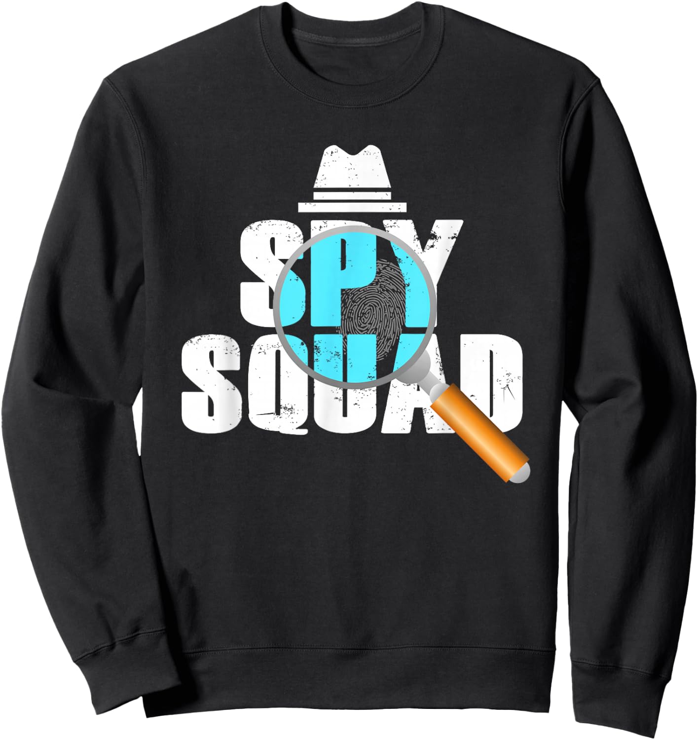 Spy Squad Police Crime Investigator Private Detective Team Sweatshirt - Sweatshirt | Black