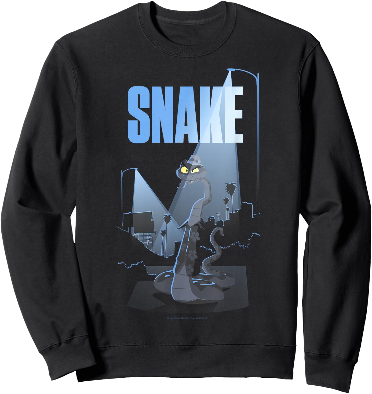 The Bad Guys Mr. Snake City Street Light Sweatshirt - Sweatshirt | Black