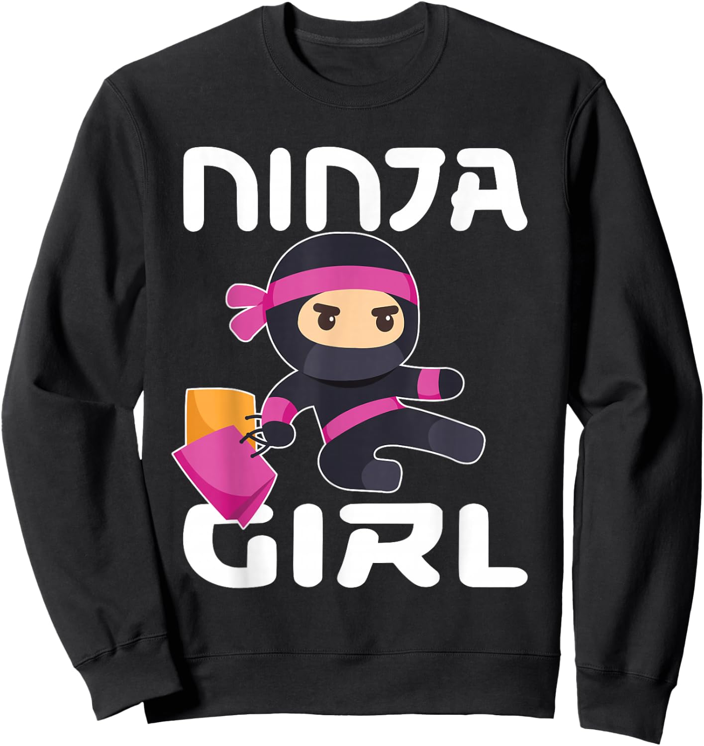 Ninja Girl Sweatshirt - Sweatshirt | Black