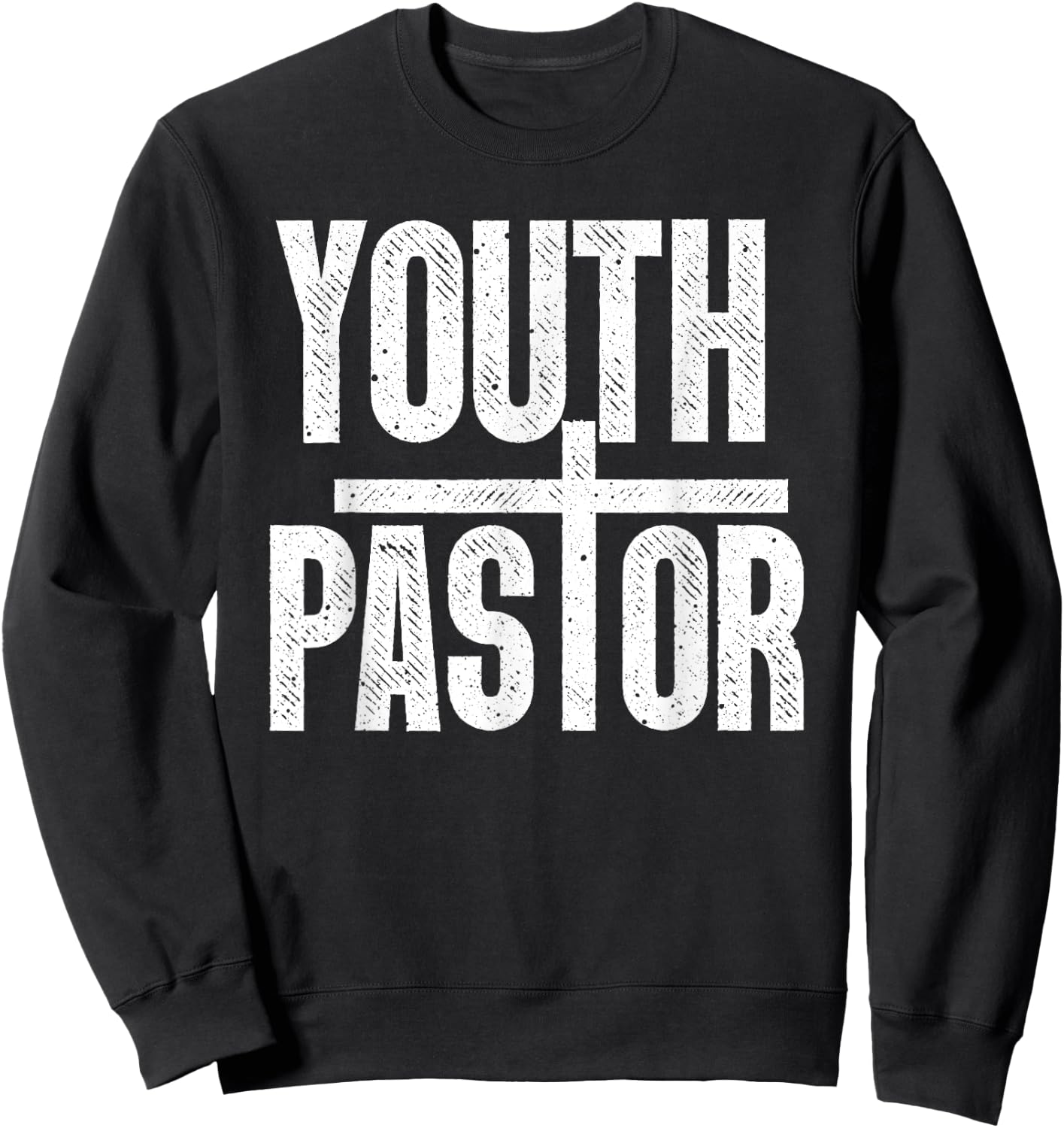 Funny Youth Pastor Art Women Christian Pastor Sweatshirt - Sweatshirt | Black