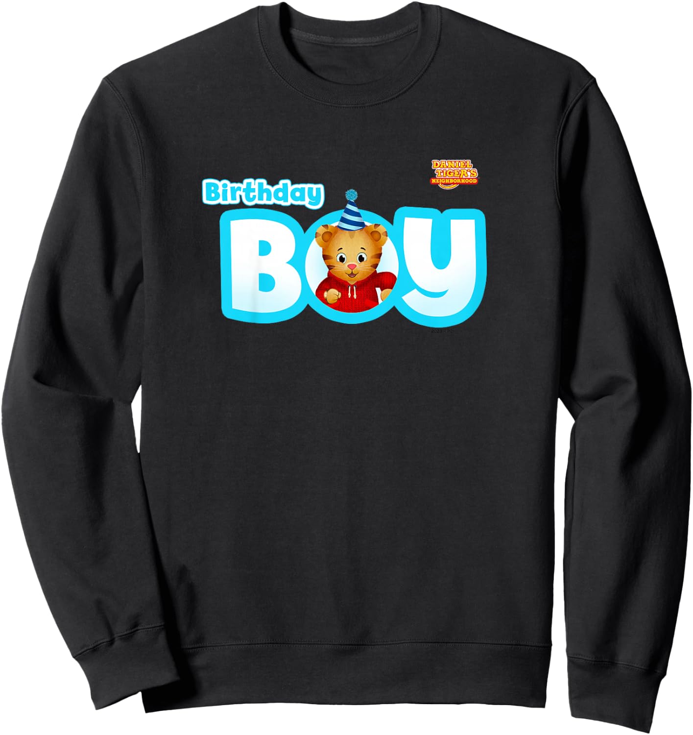 Kids Daniel Tiger's Neighborhood: Birthday Boy Sweatshirt - Sweatshirt | Black