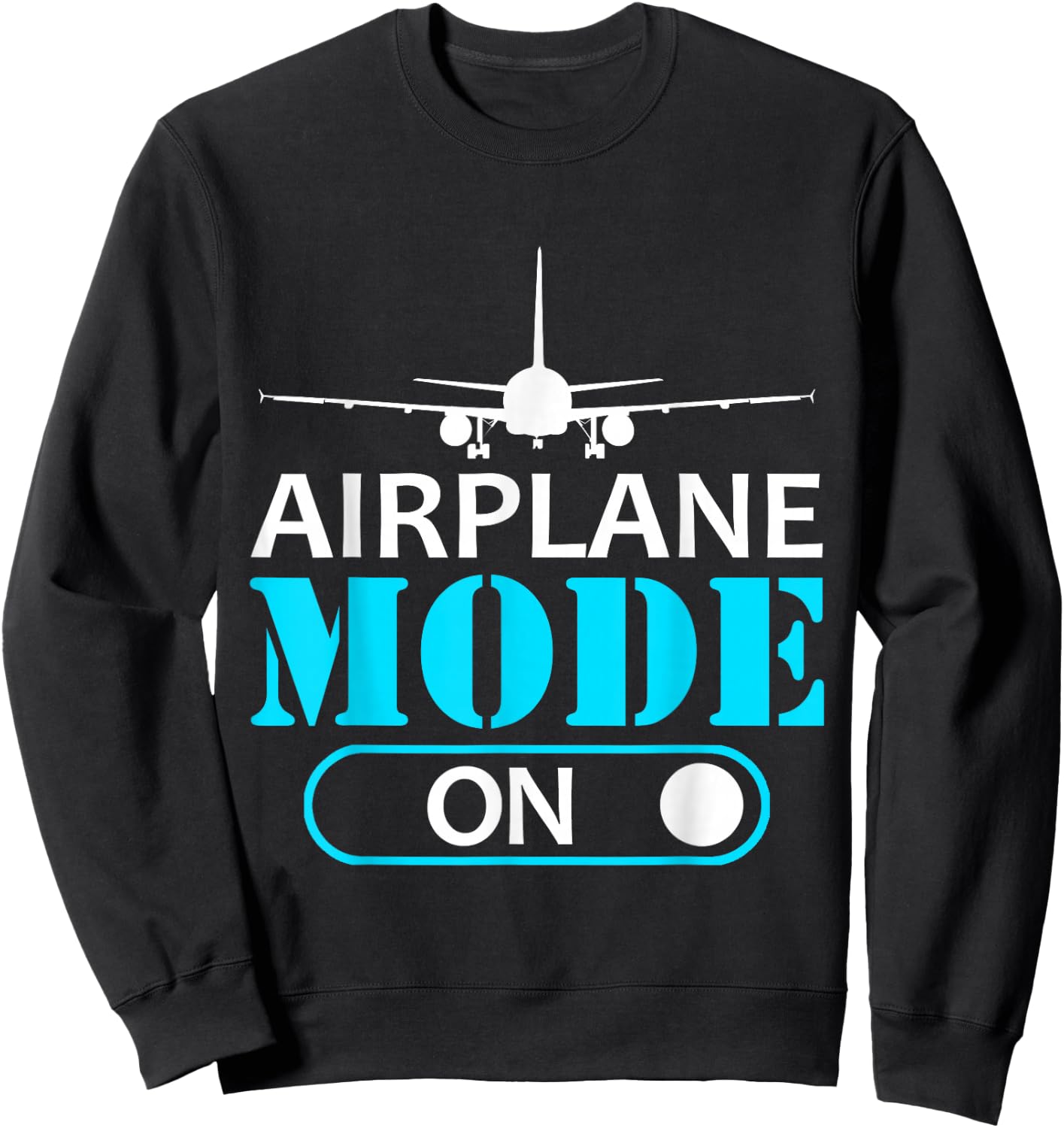 Aircraft Mode One Aviator Aeroplane Pilot Sweatshirt - Sweatshirt | Black