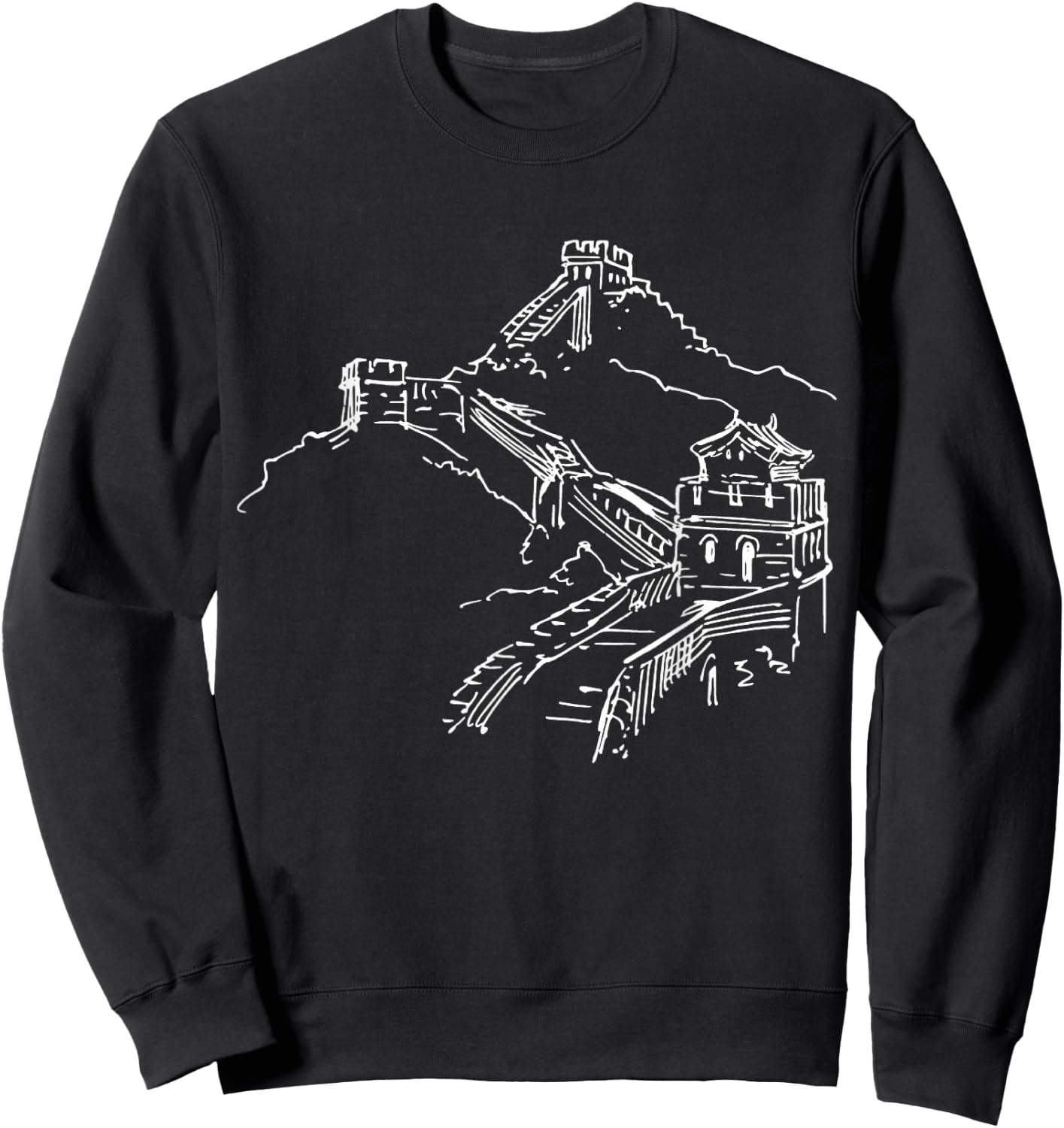 A Great Wall in China Sweatshirt - Sweatshirt | Black