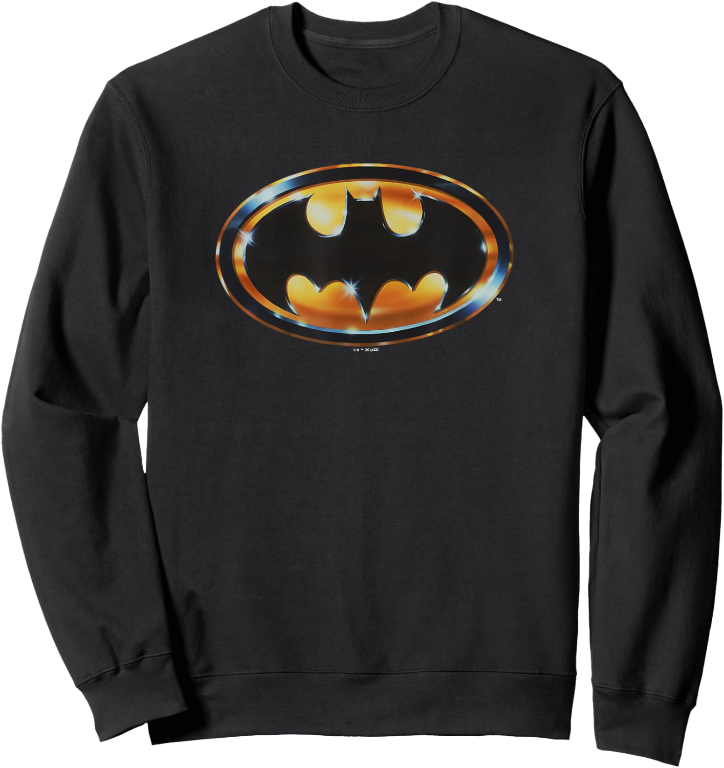 Batman (1989) Batman Shiny Logo Sweatshirt - Sweatshirt | Black