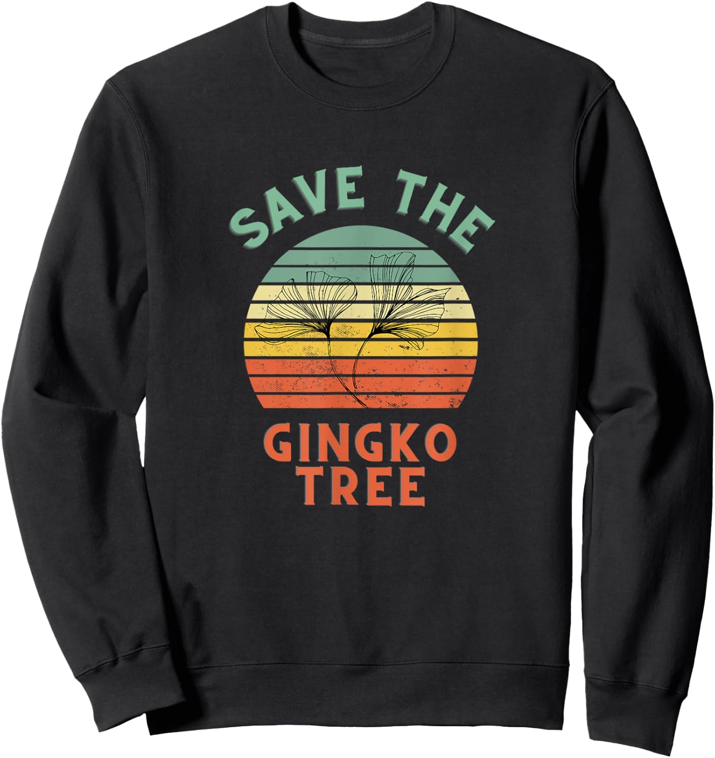 Save the Ginko tree live art seeds Men Women Kids Sweatshirt - Sweatshirt | Black
