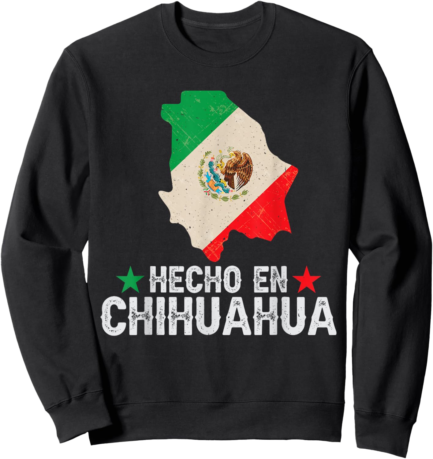 Hecho en Chihuahua Mexico - Proud Mexican State Sweatshirt - Sweatshirt | Black