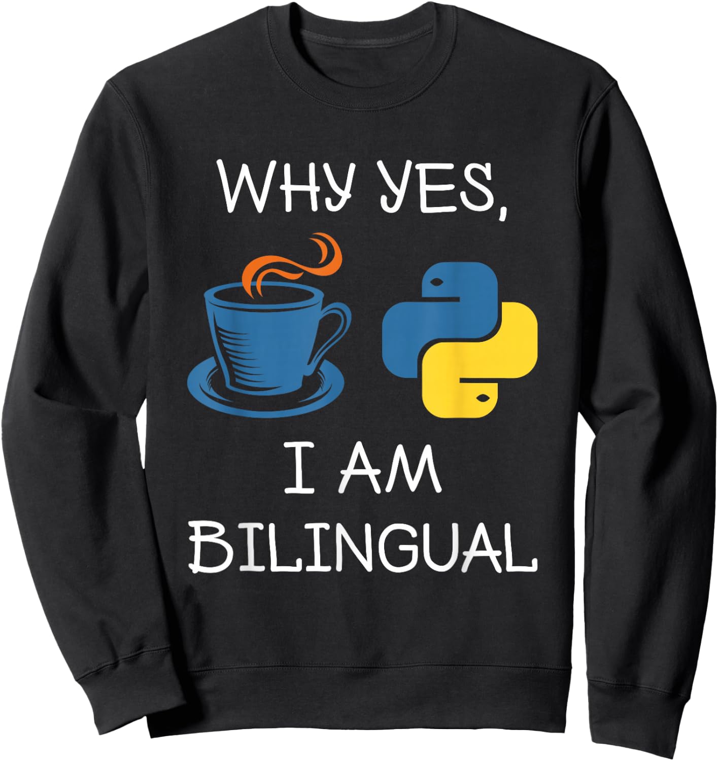 Funny Programming Gift a Computer Programmer Sweatshirt - Sweatshirt | Black