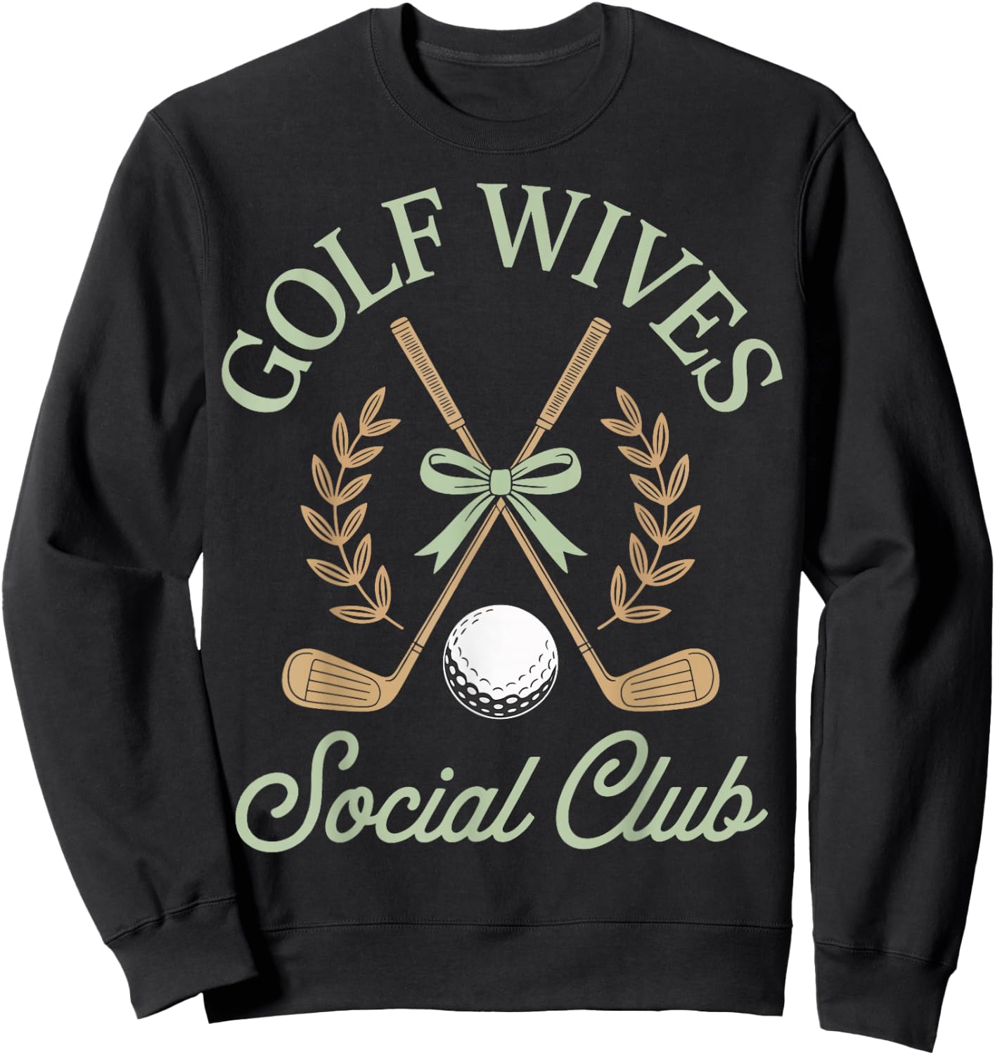Golf Wives Social Club Sweatshirt - Sweatshirt | Black
