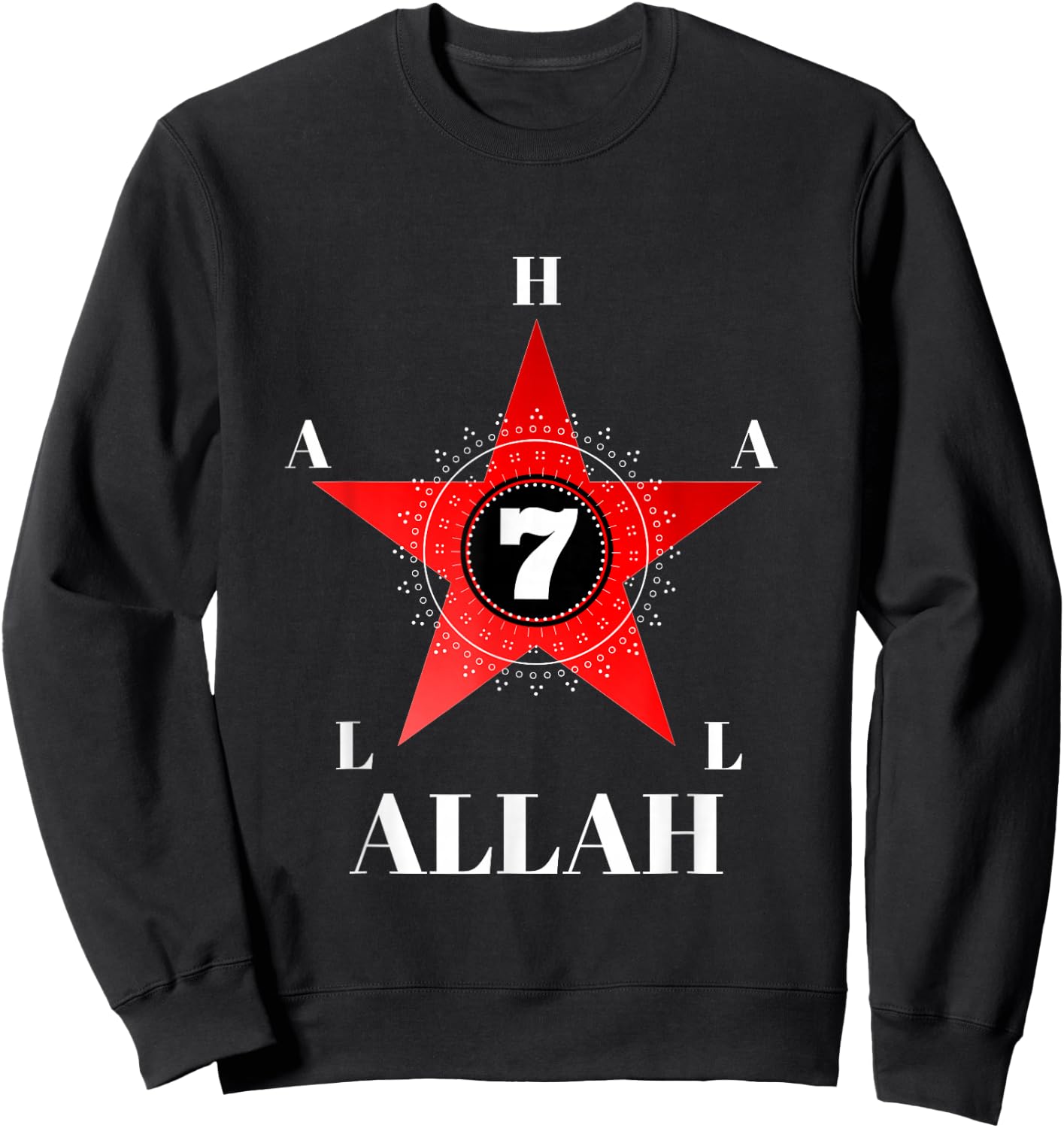 Gods and Earths - Occult Science Allah 7 Sweatshirt - Sweatshirt | Black