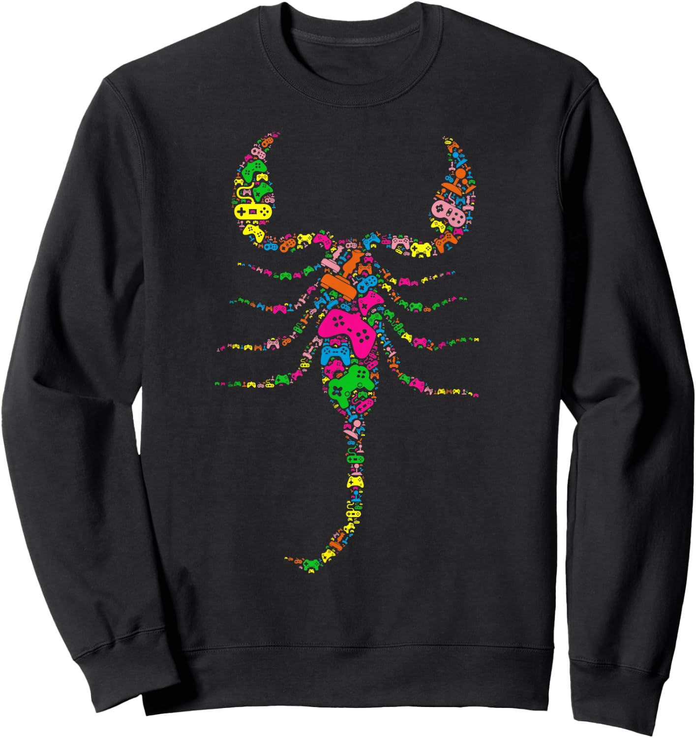 Funny Scorpion Controller for Boy & Girl Gamers - Video Game Sweatshirt - Sweatshirt | Black
