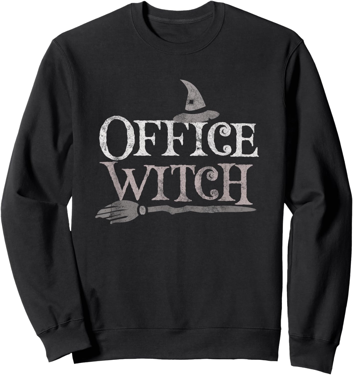 School Secretary OFFICE WITCH Admin Assistant Squad Intern Sweatshirt - Sweatshirt | Black