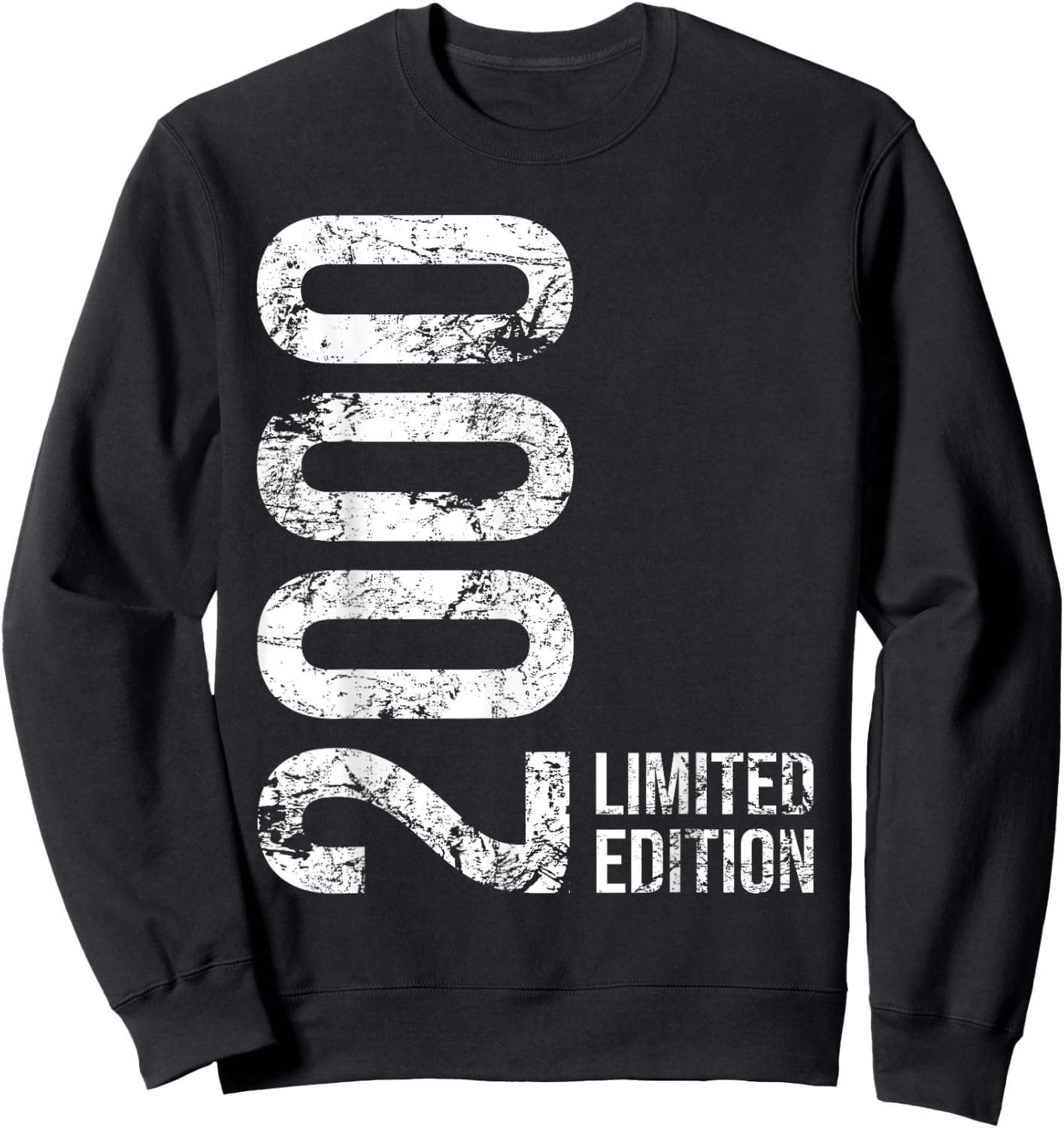 25th Birthday 25 Years Old Man Woman Vintage 2000 Sweatshirt - Sweatshirt | Black