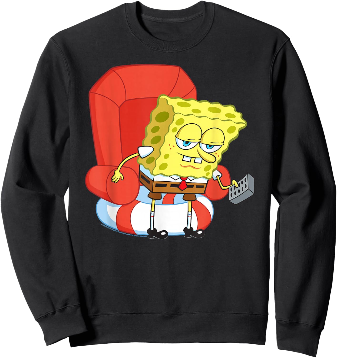 SpongeBob SquarePants Ight Imma Head Out Sweatshirt - Sweatshirt | Black