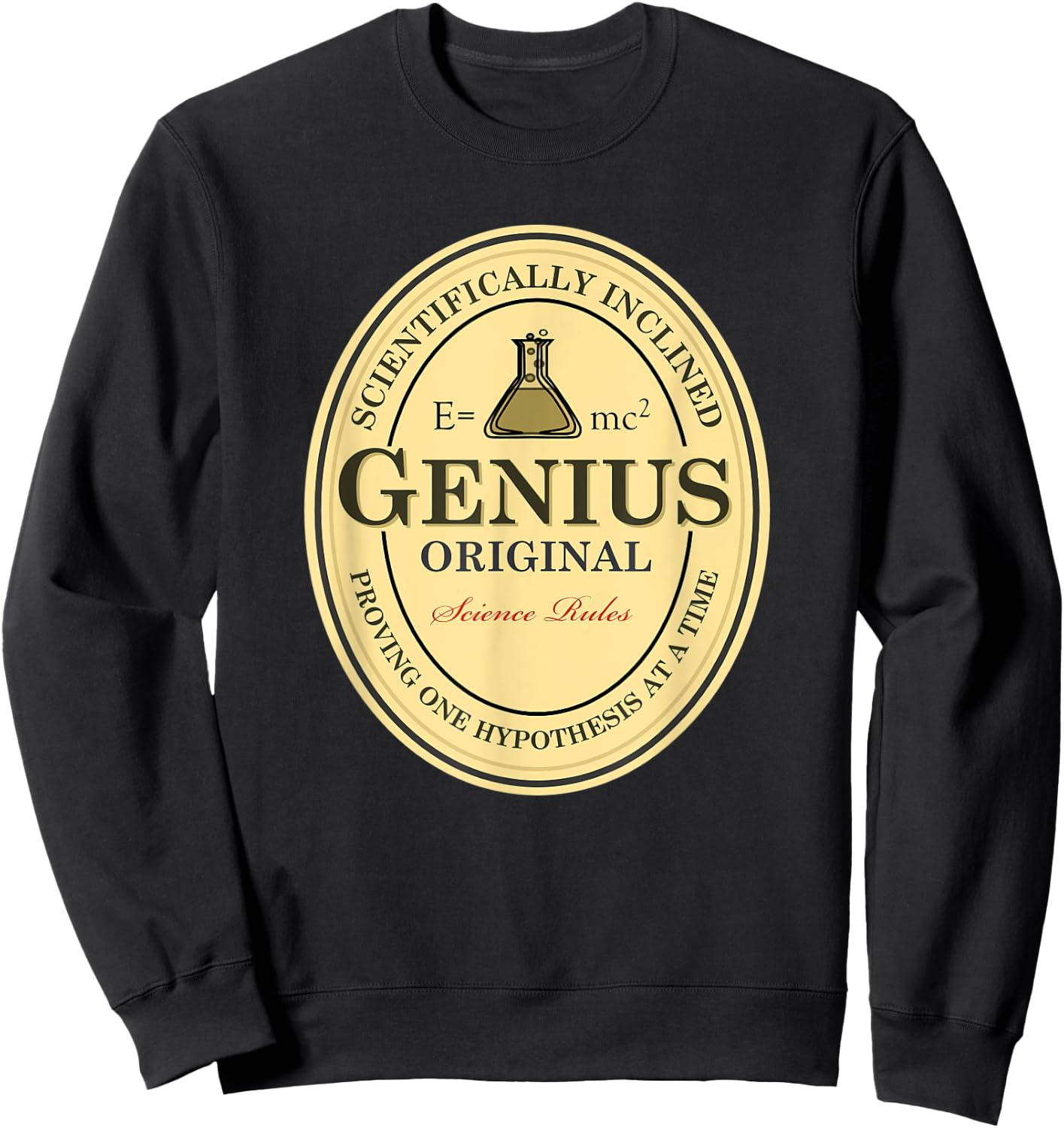 Funny Math Genius Beer Driinker Nerdy Saint Patricks Pi Day Sweatshirt - Sweatshirt | Black