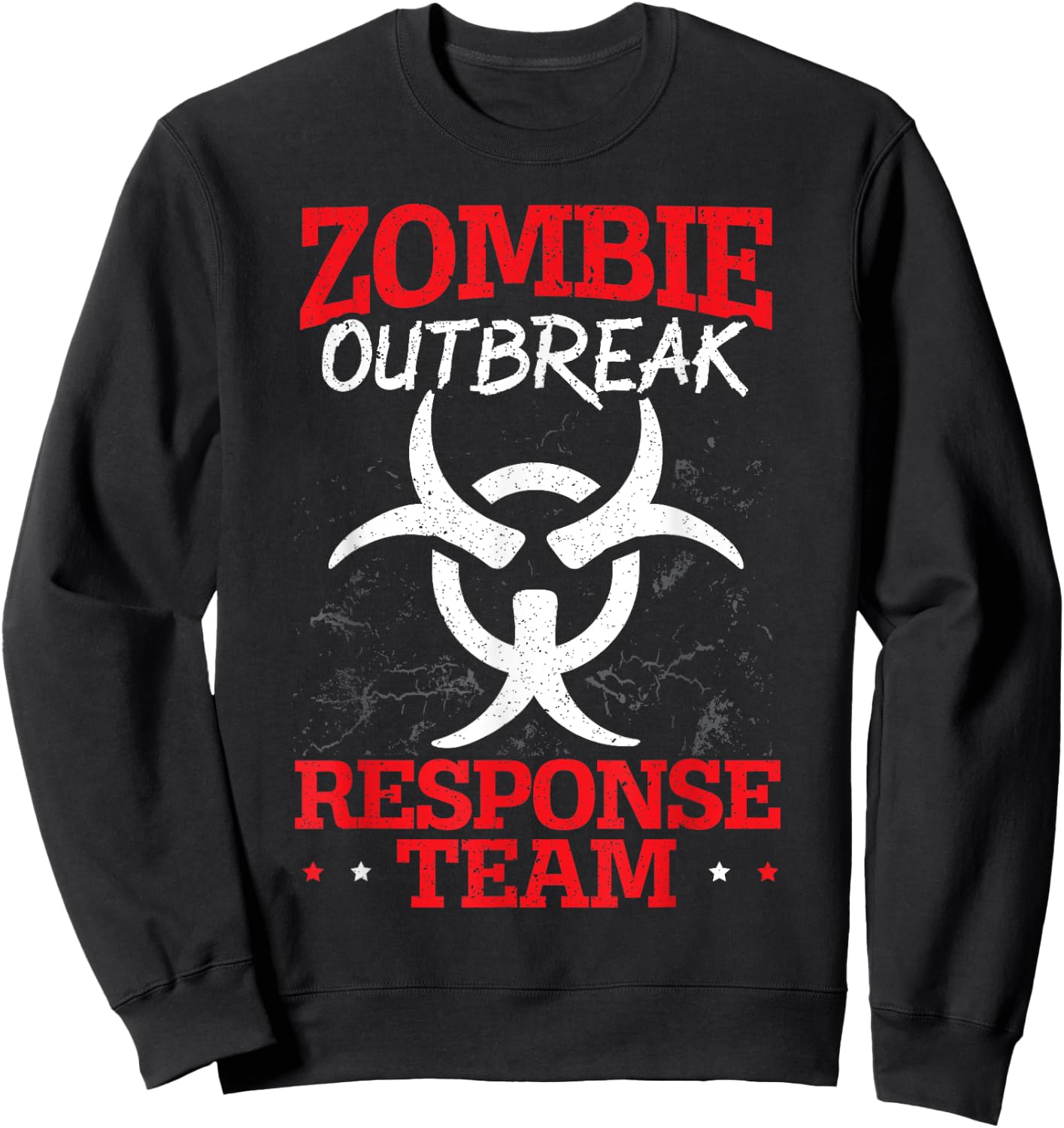 Zombie Outbreak Response Team Halloween Trick Or Treat Sweatshirt - Sweatshirt | Black