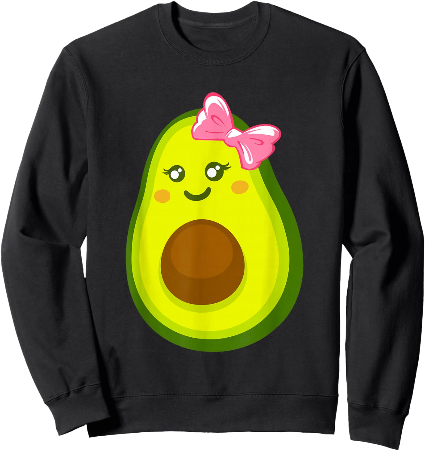 Avocado Woman and Girl Sweatshirt - Sweatshirt | Black